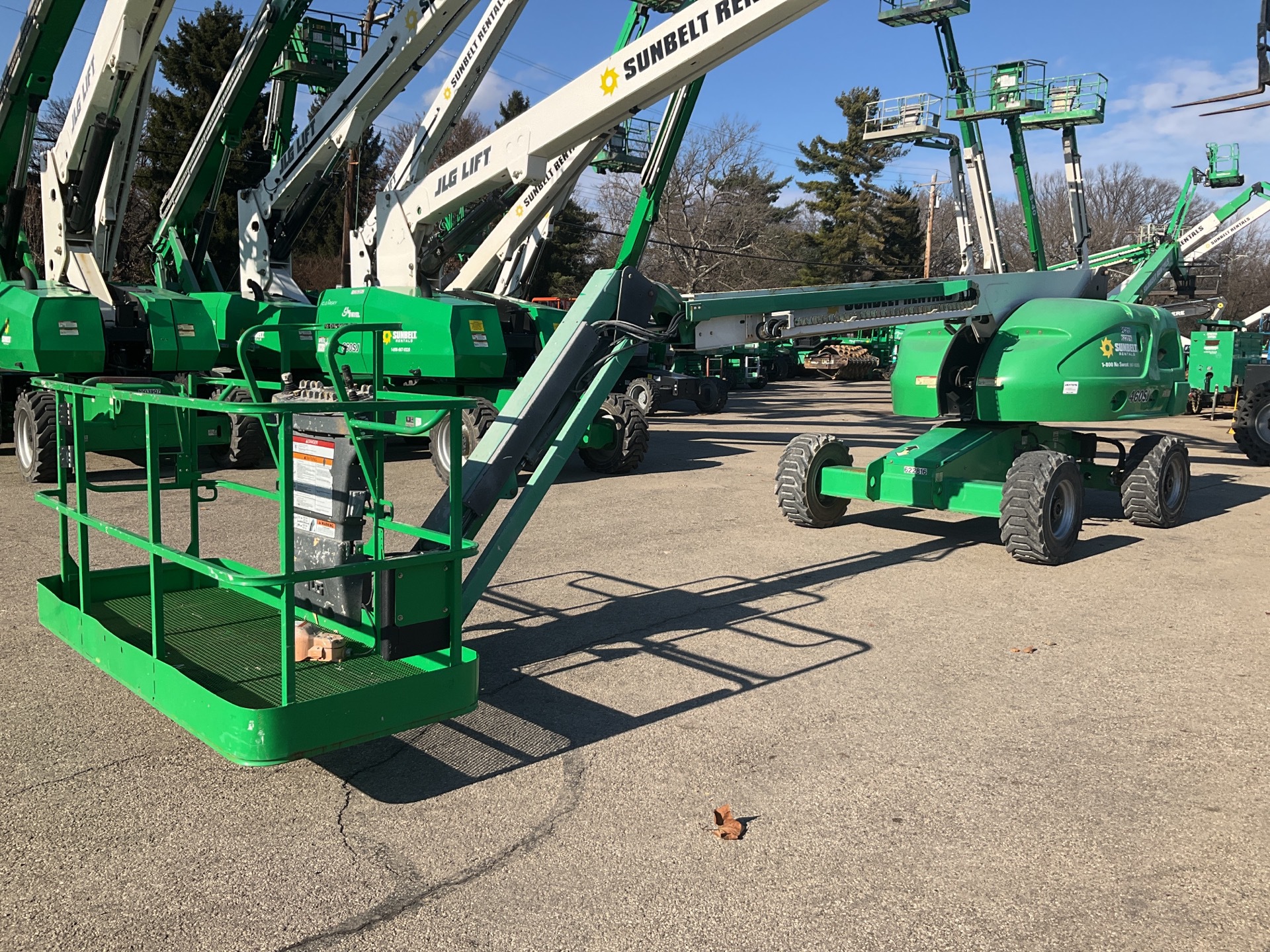 2014 JLG 460SJ 4WD Dual Fuel Telescopic Boom Lift