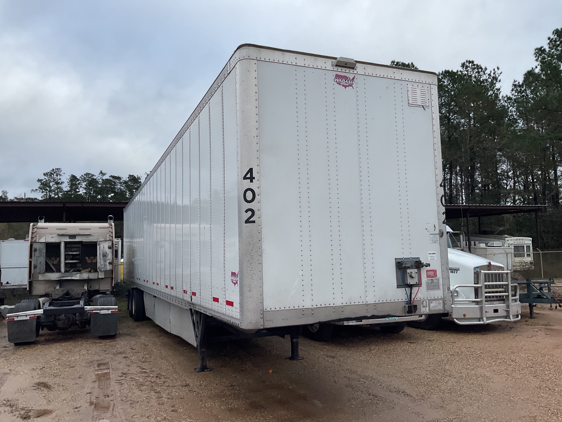 2018 Wabash 53 ft T/A Van Trailer