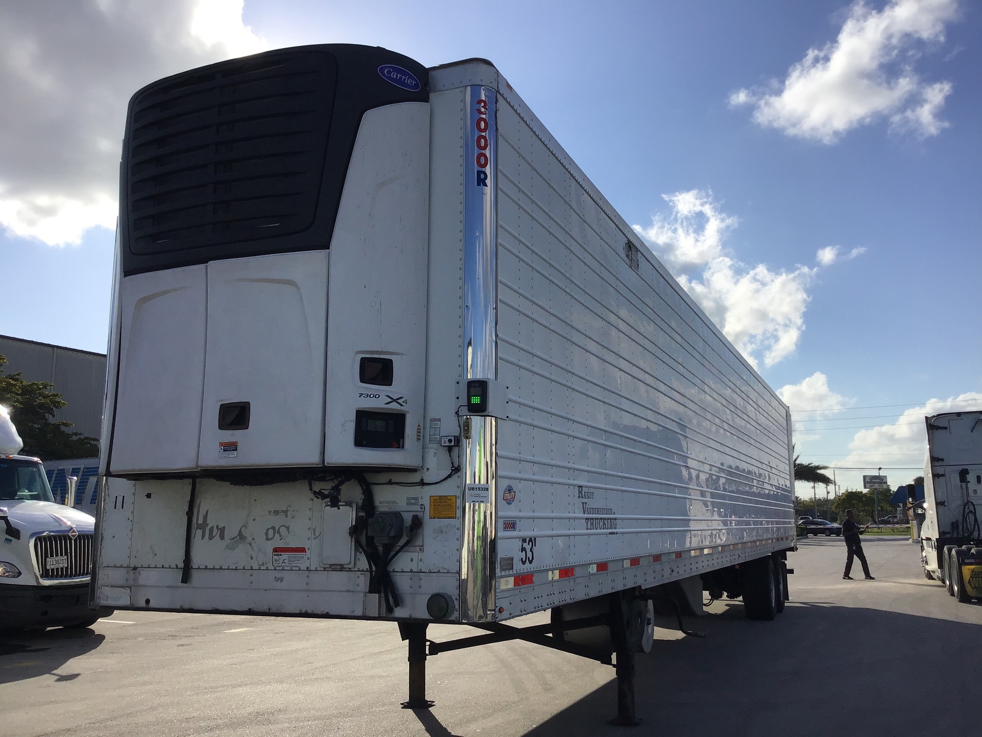 2015 Utility VS2RA 53 ft T/A Refrigerated Trailer