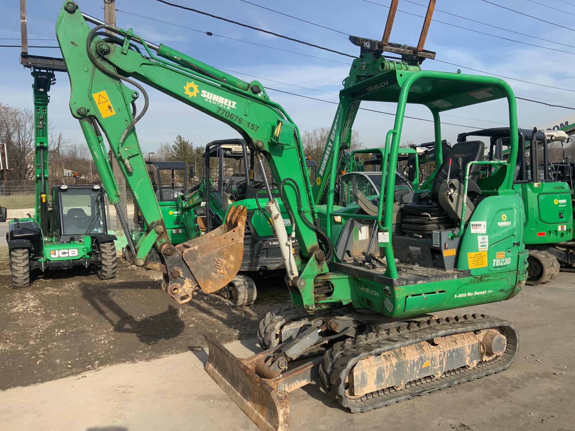 2015 Takeuchi TB230 Mini Excavator