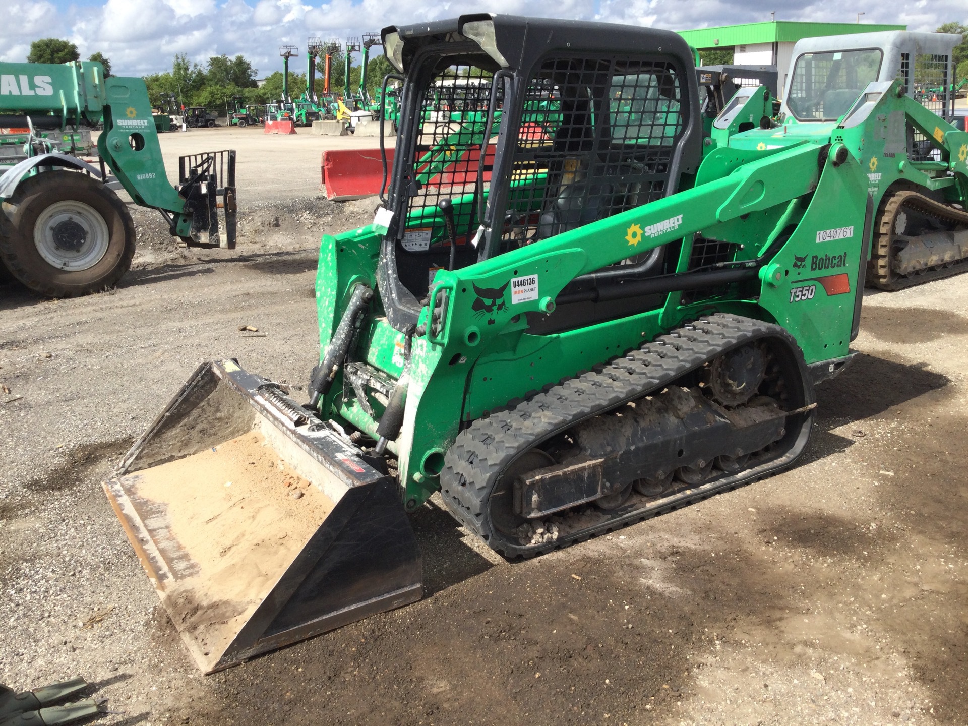 2017 Bobcat T550 Compact Track Loader