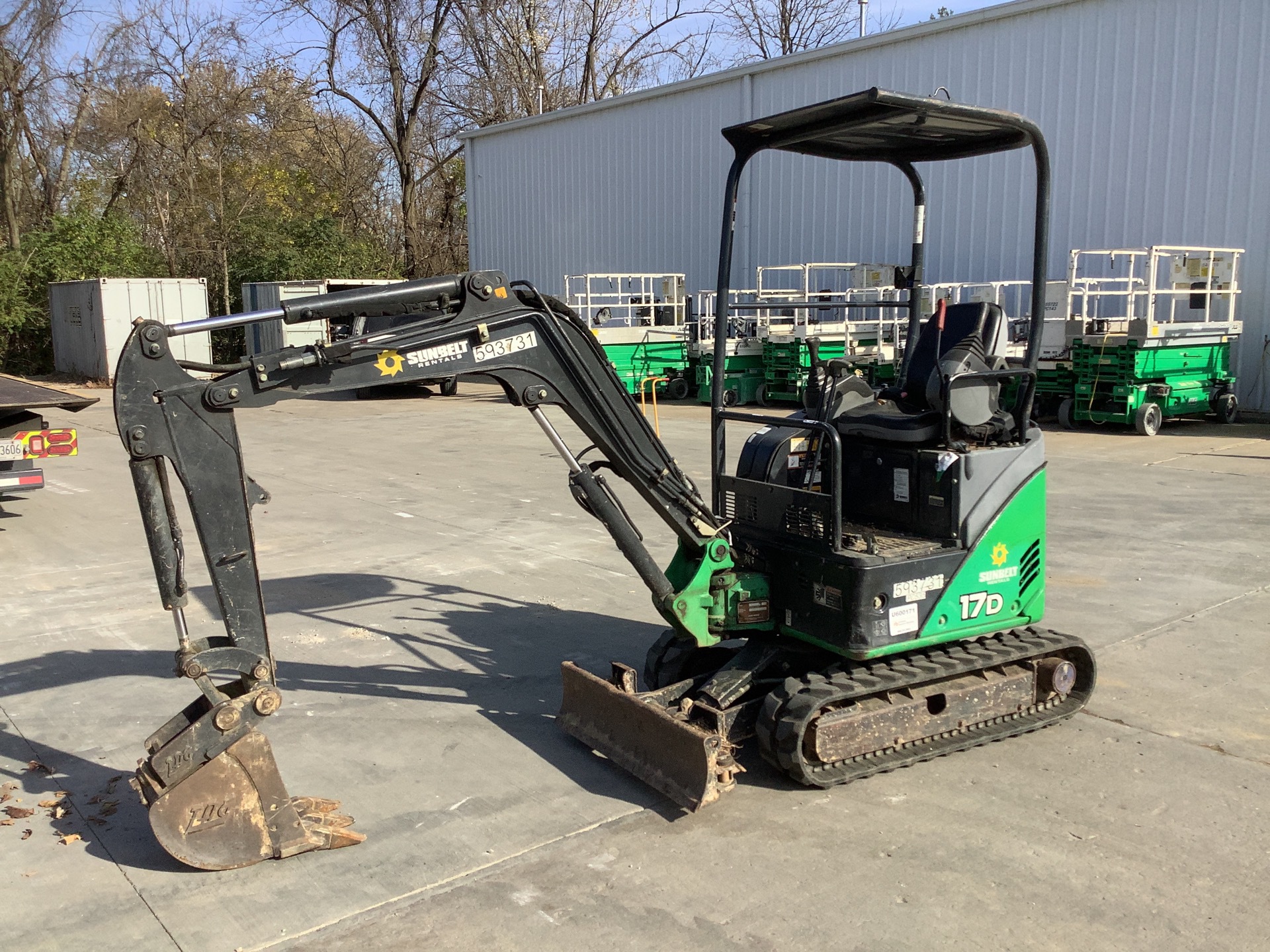 2014 John Deere 17D Mini Excavator