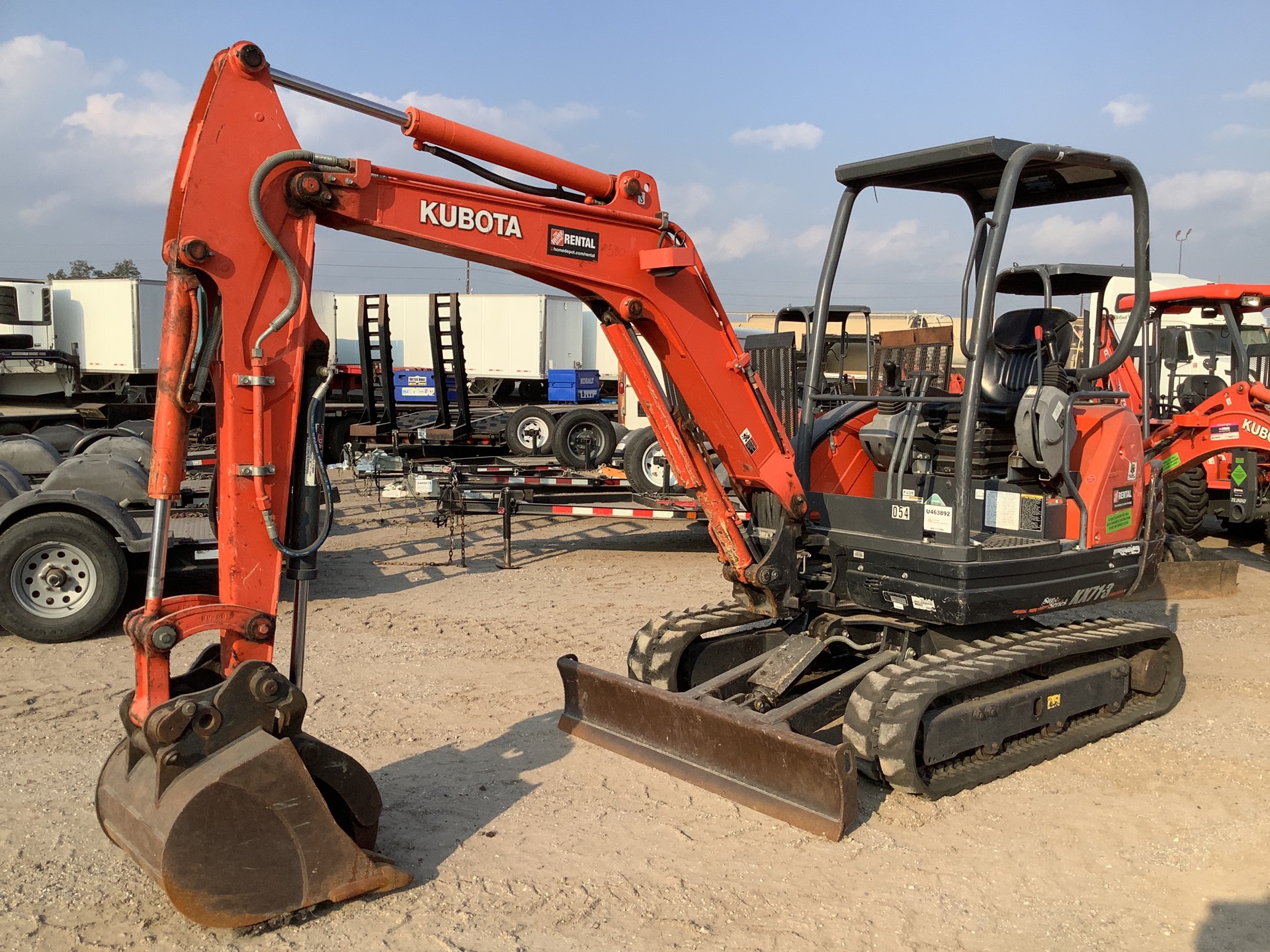 2016 Kubota KX71-3S Mini Excavator