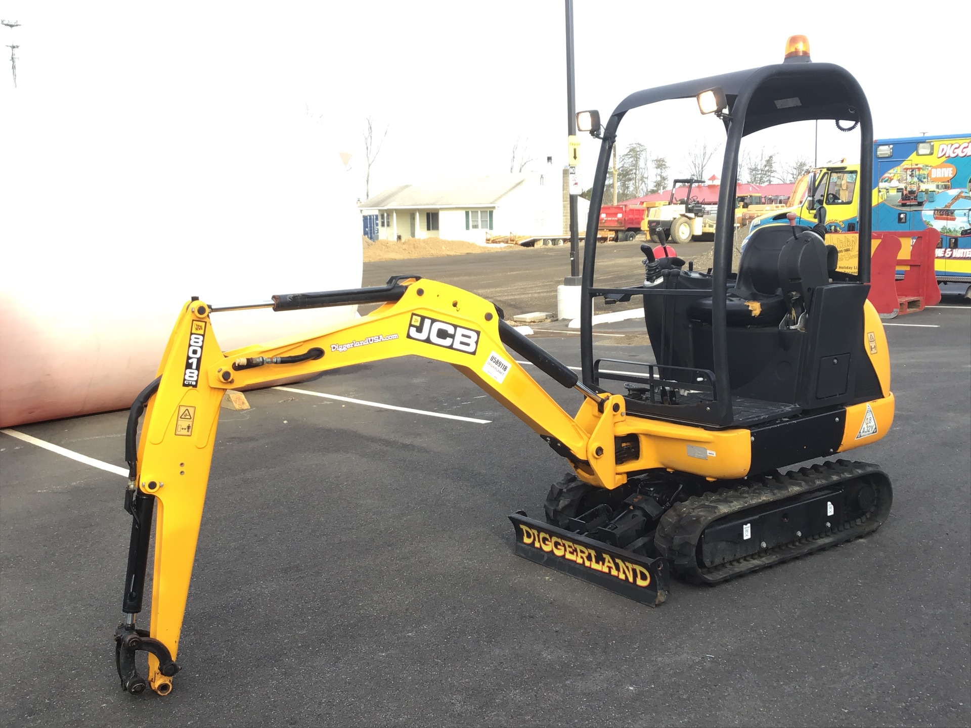 2014 JCB 8018 Mini Excavator