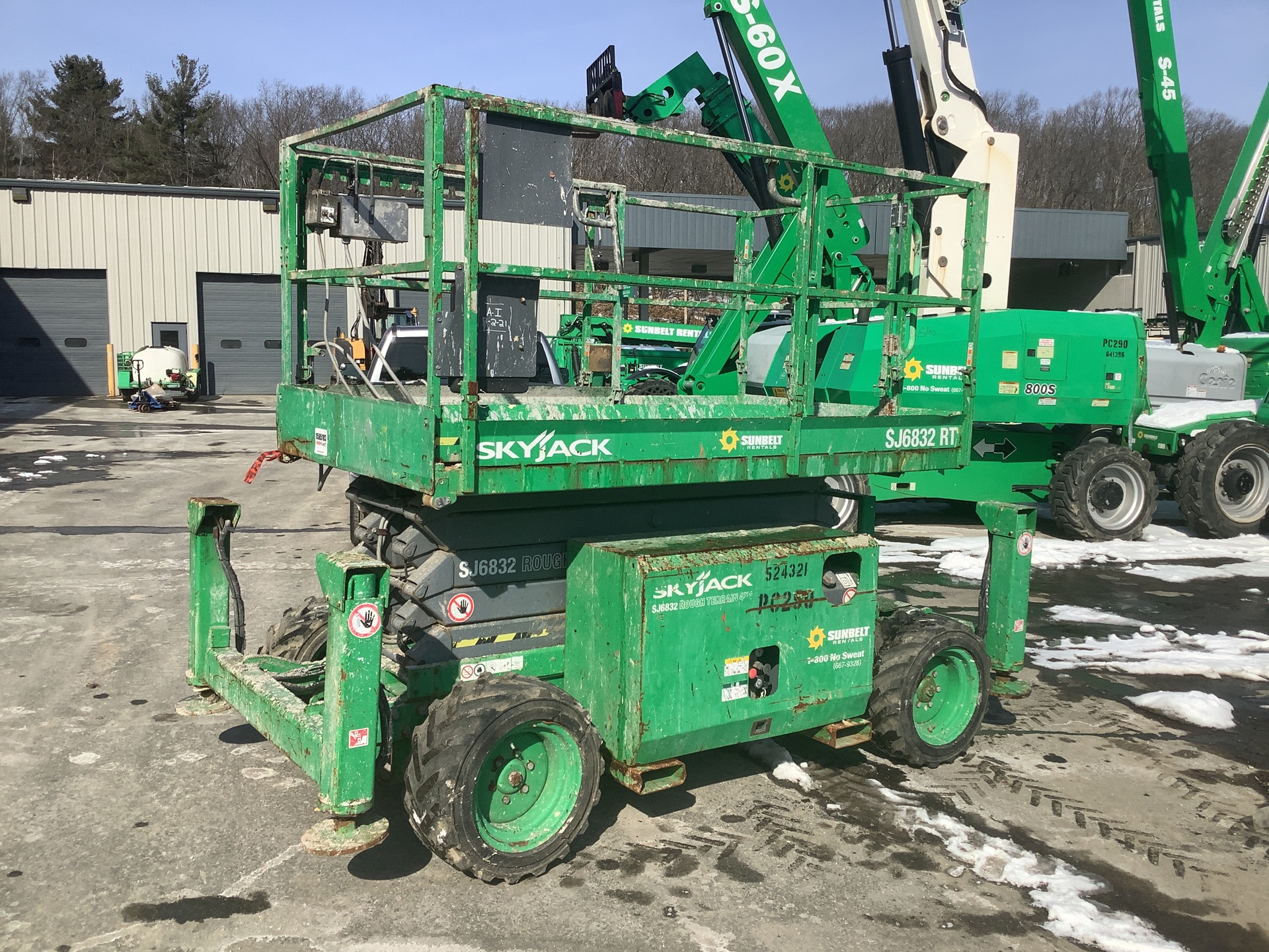 2013 Skyjack SJ6832RT Diesel 4x4 Scissor Lift