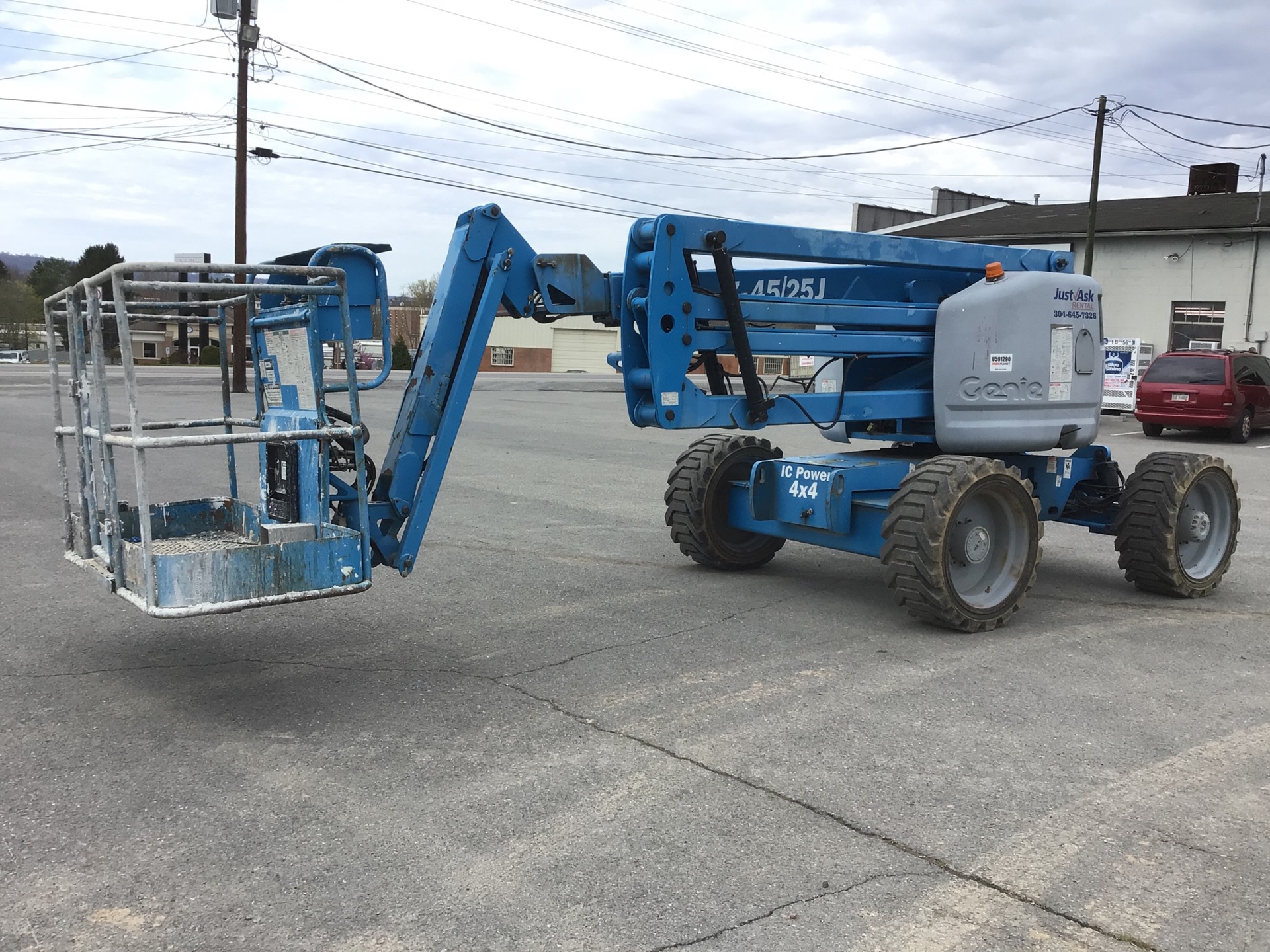 2006 Genie Z45/25J 4WD Diesel Articulating Boom Lift