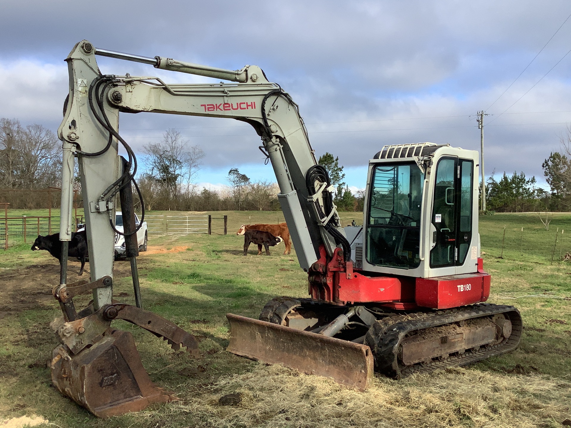 2012 Takeuchi TB180FR Mini Excavator