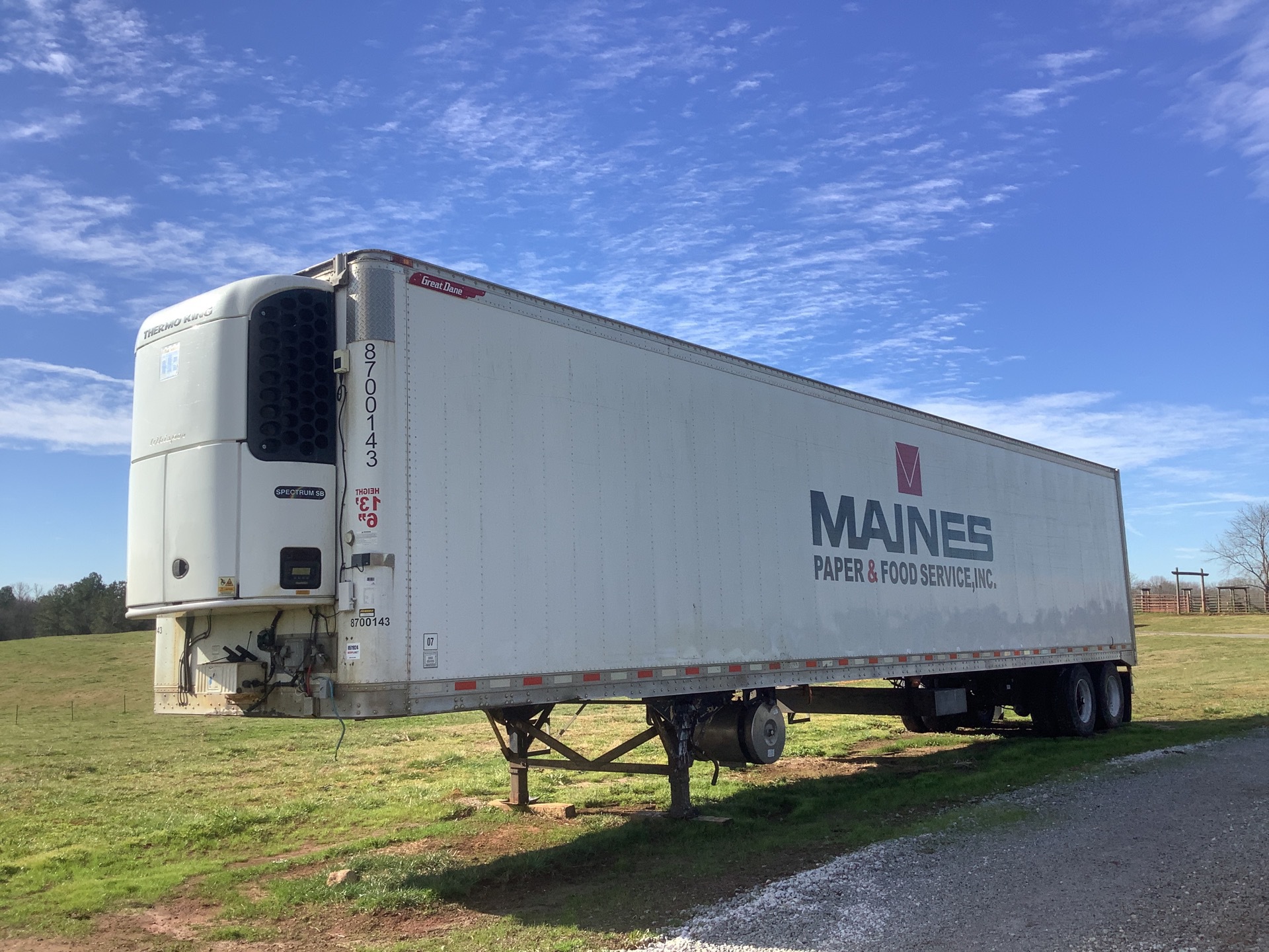 2015 Great Dane ECM 1114-11248 T/A Refrigerated Trailer