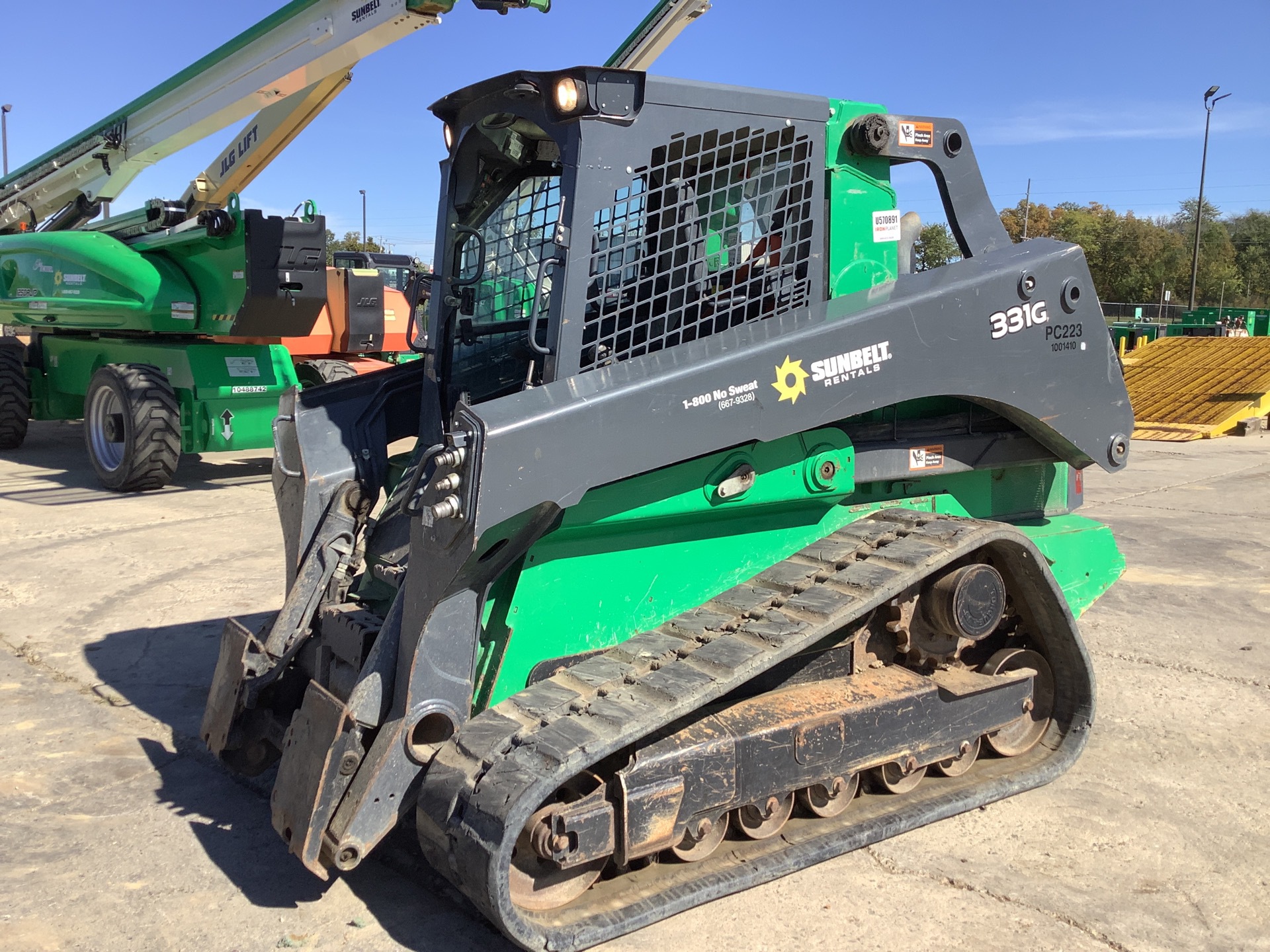 2017 John Deere 331G Compact Track Loader