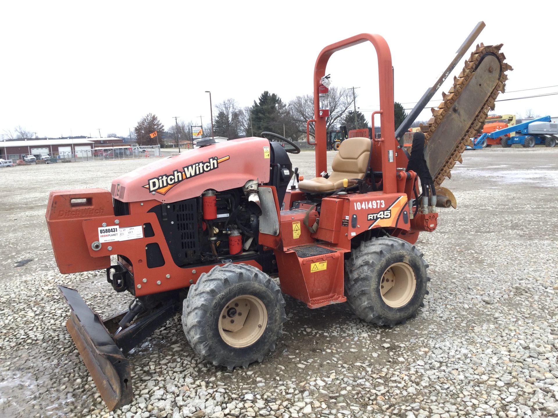 2015 Ditch Witch RT45 4x4 Trencher