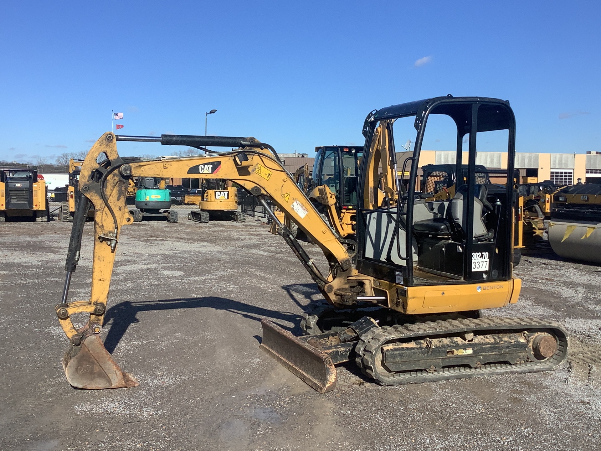 2019 Cat 302.7DCR Mini Excavator