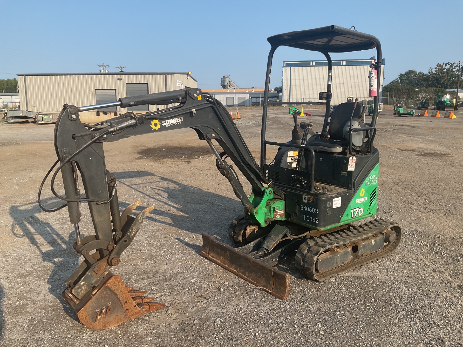 2013 John Deere 17D Mini Excavator