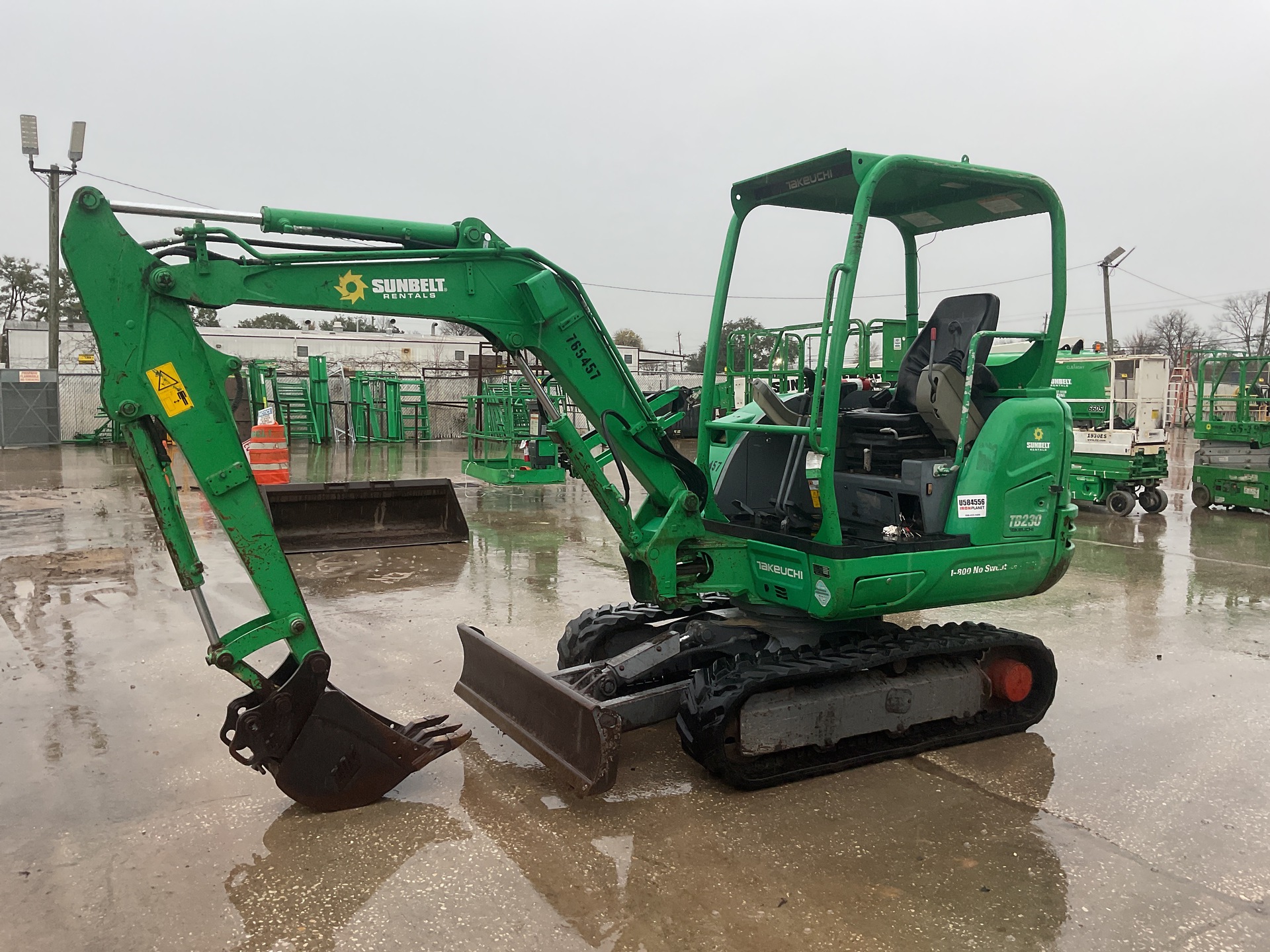 2015 Takeuchi TB230 Mini Excavator