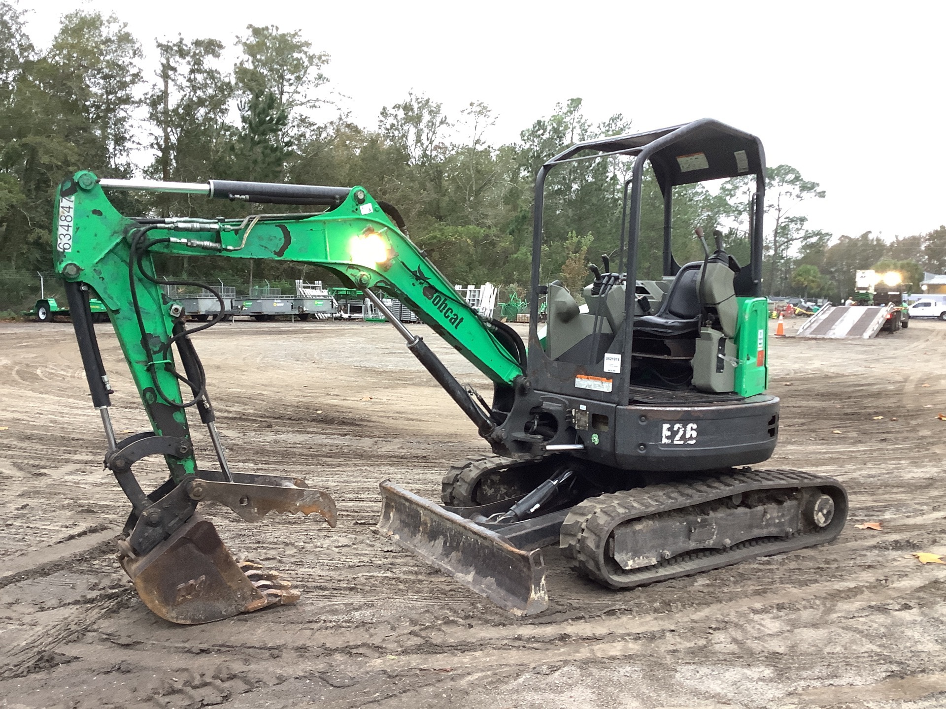 2014 Bobcat E26G Mini Excavator