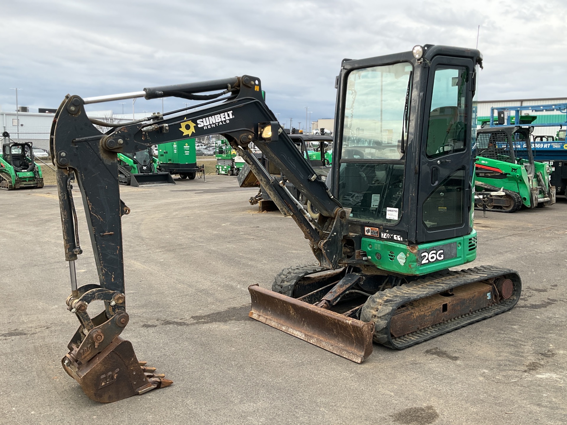 2015 John Deere 26G Mini Excavator