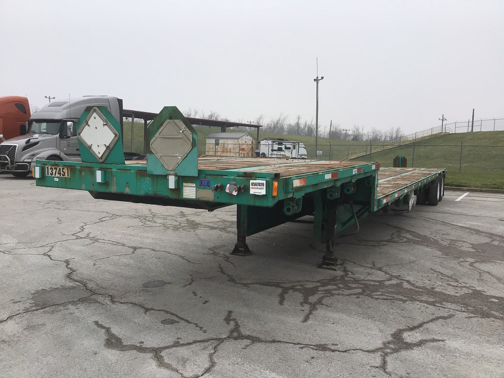 1995 Fruehauf PSD-T2-48W T/A Step Deck Trailer