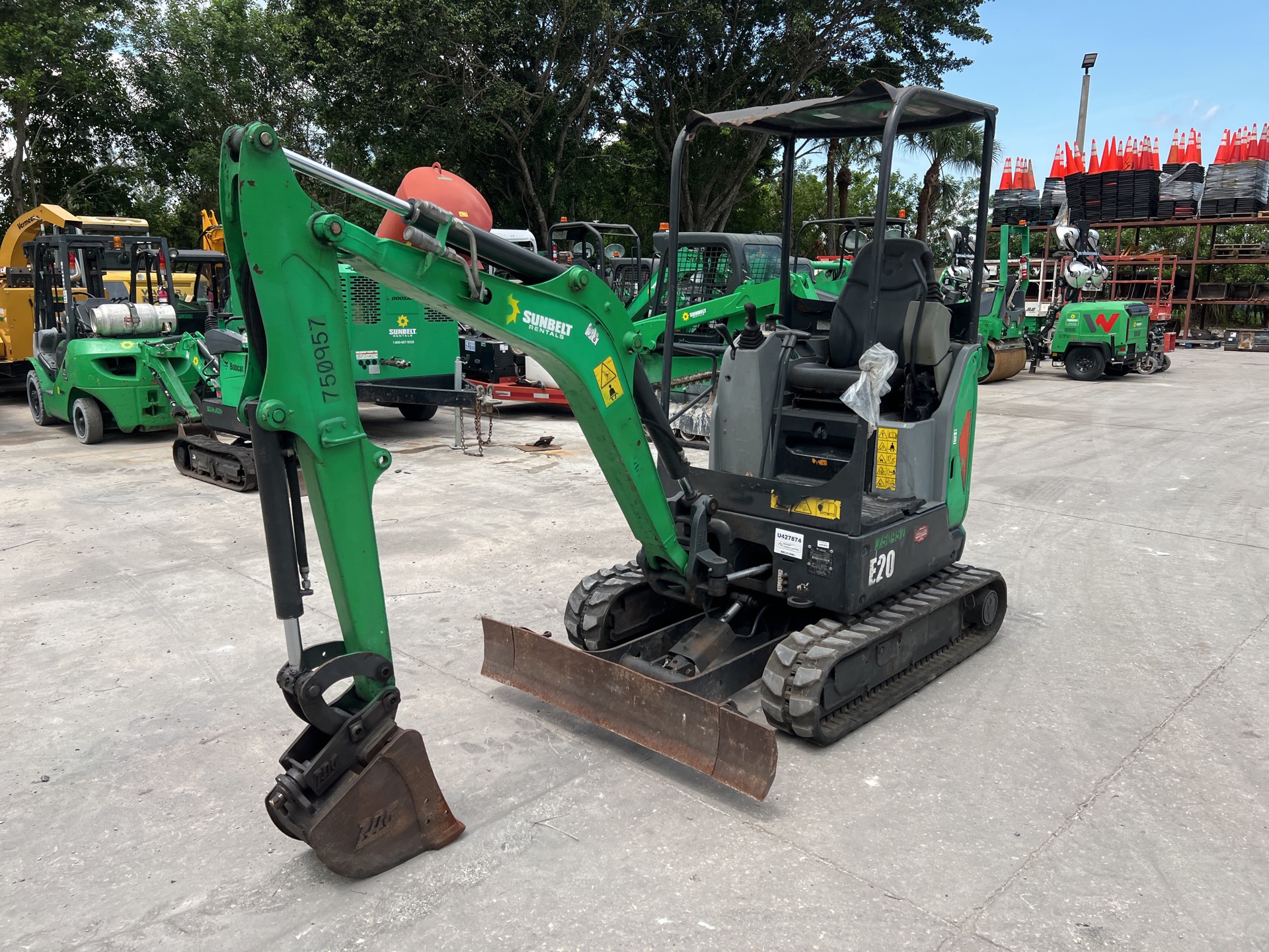 2015 Bobcat E20 Mini Excavator