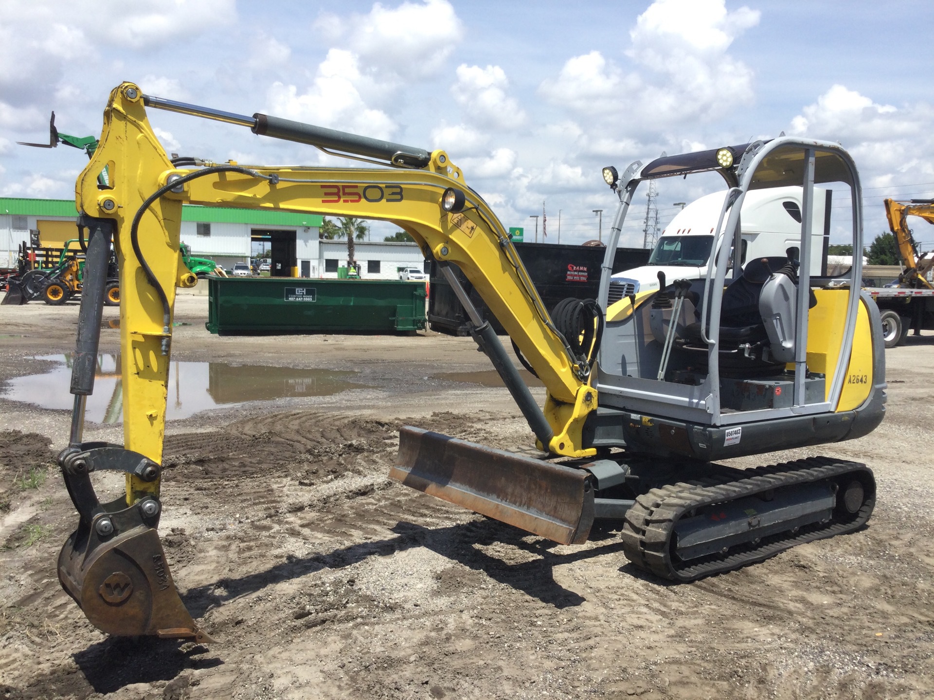 2015 Wacker Neuson 3503RD Mini Excavator