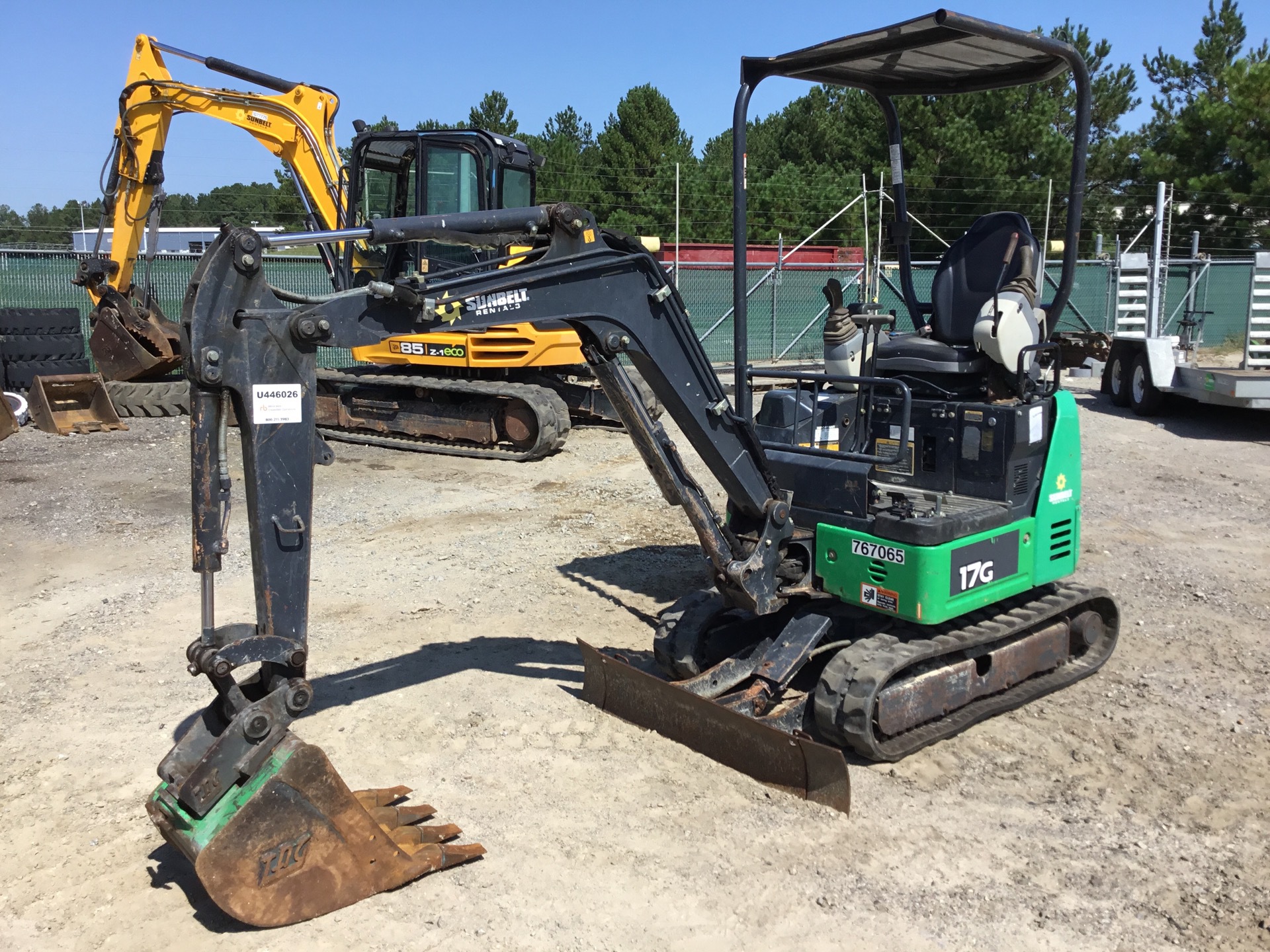 2015 John Deere 17G Mini Excavator