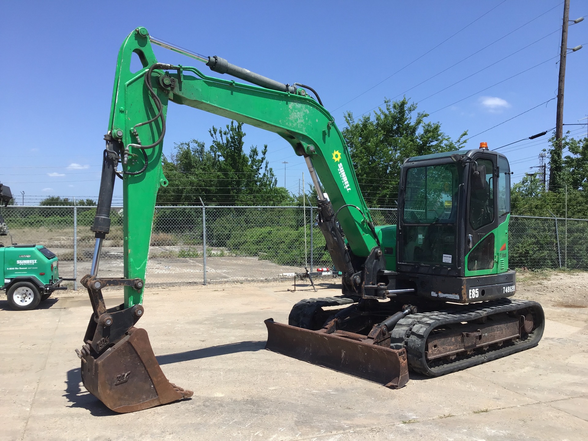 2015 Bobcat E85 Mini Excavator