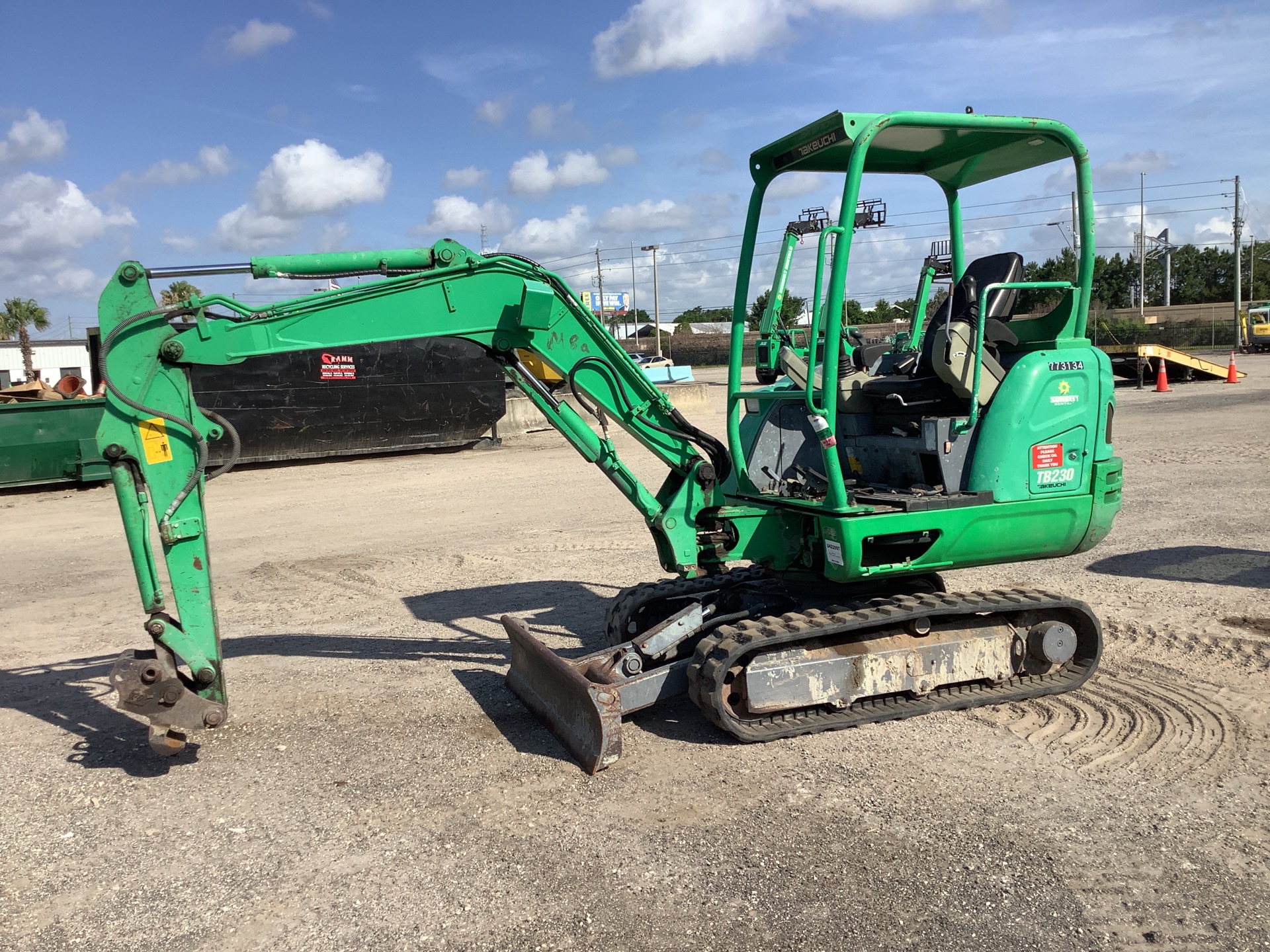 2015 Takeuchi TB230 Mini Excavator