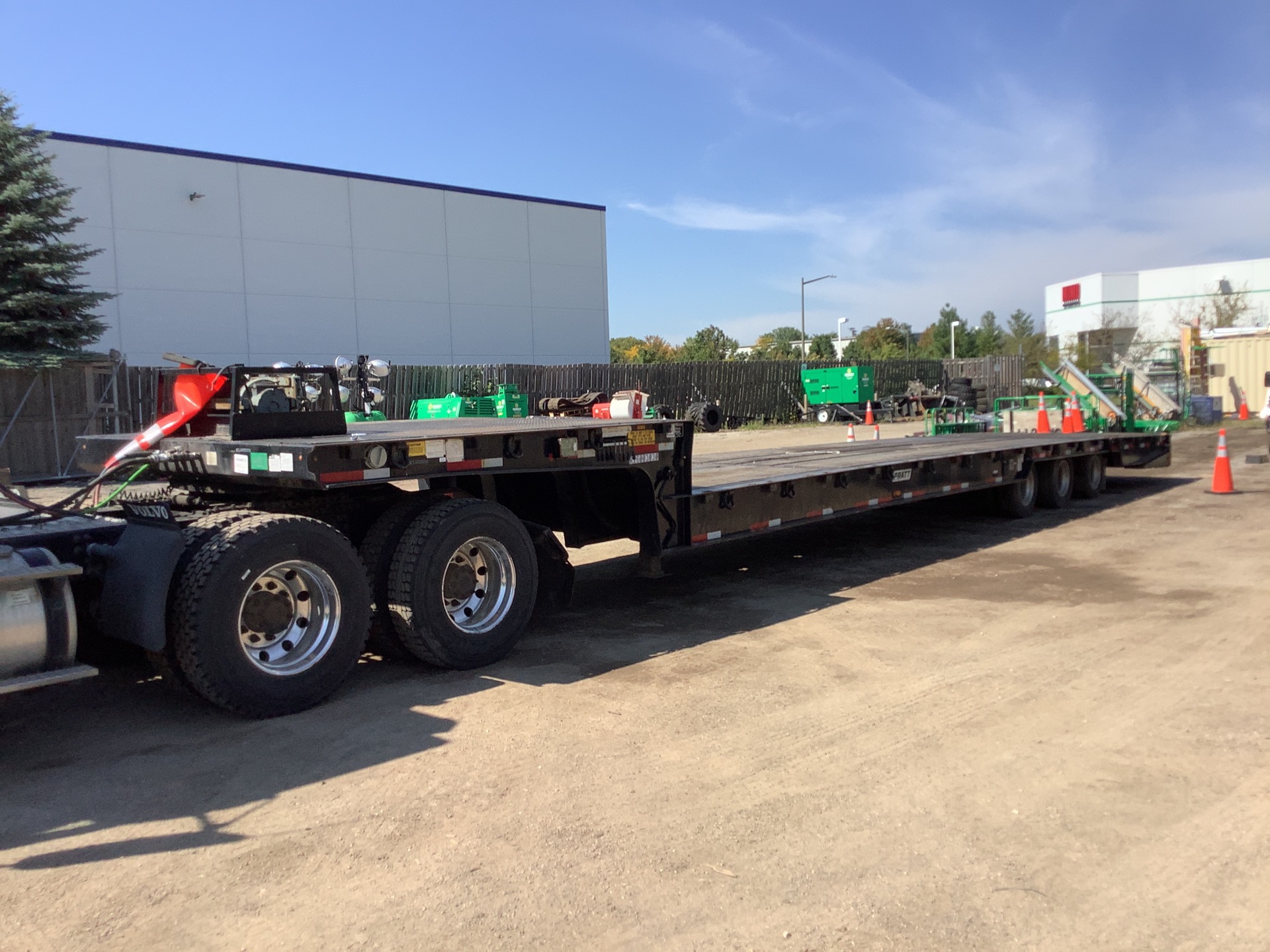 2019 Pratt HT533A-51-36-14R-R002 53 ft Tri/A Hydraulic Tail Trailer