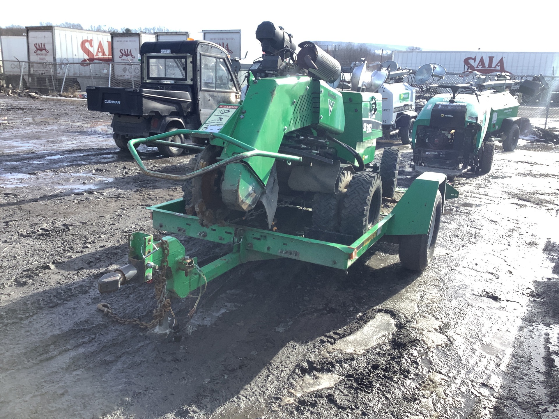 2015 Vermeer SC292 Stump Grinder w/ Trailer