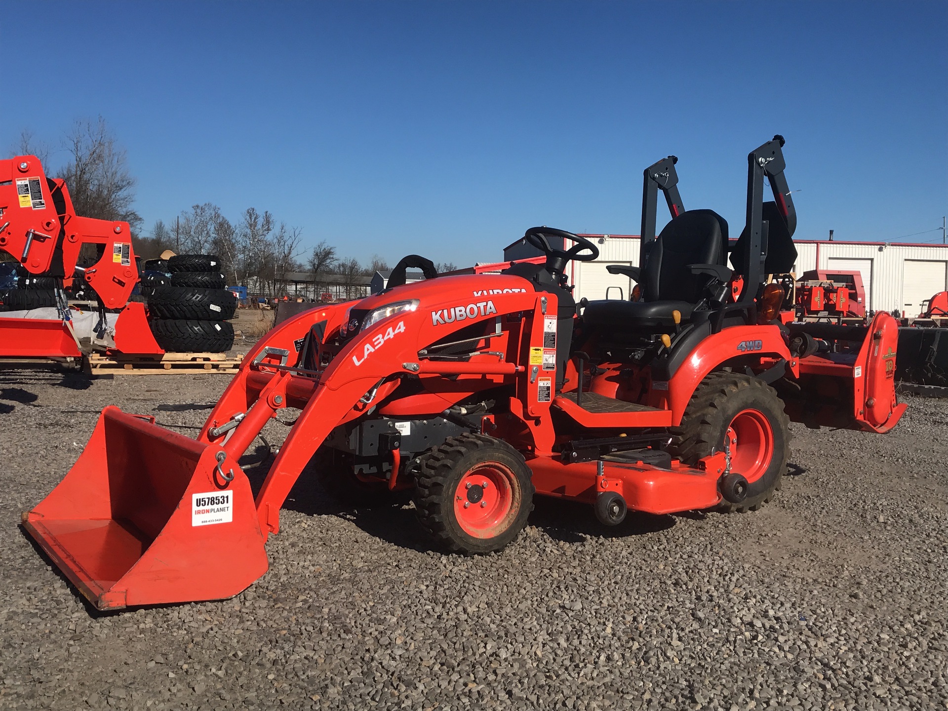 2019 Kubota BX2680 4WD Utility Tractor