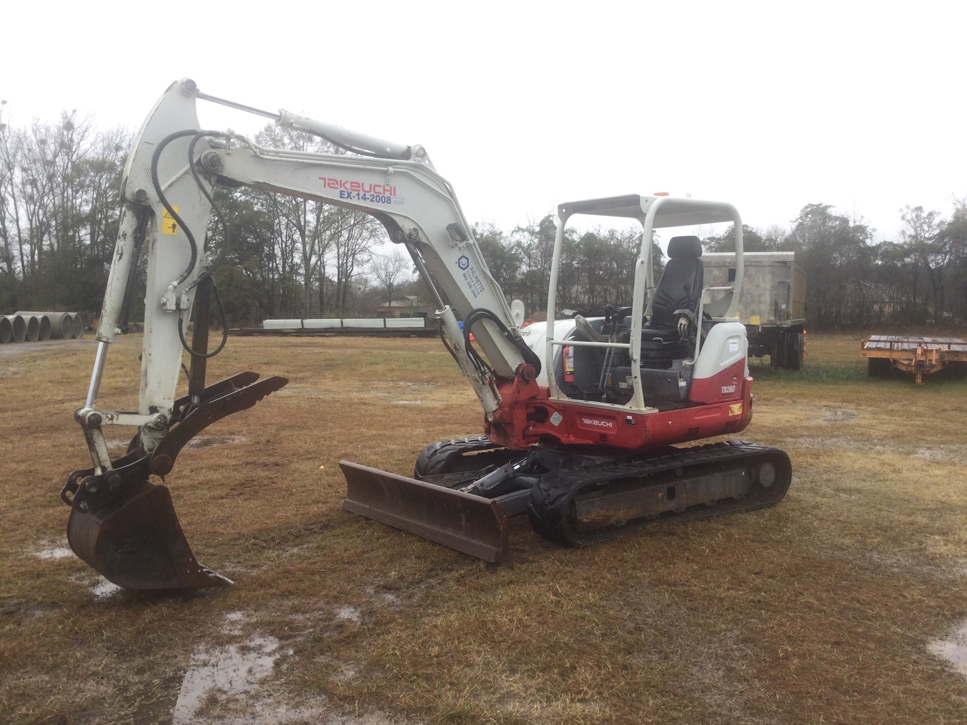 2014 Takeuchi TB260 Mini Excavator