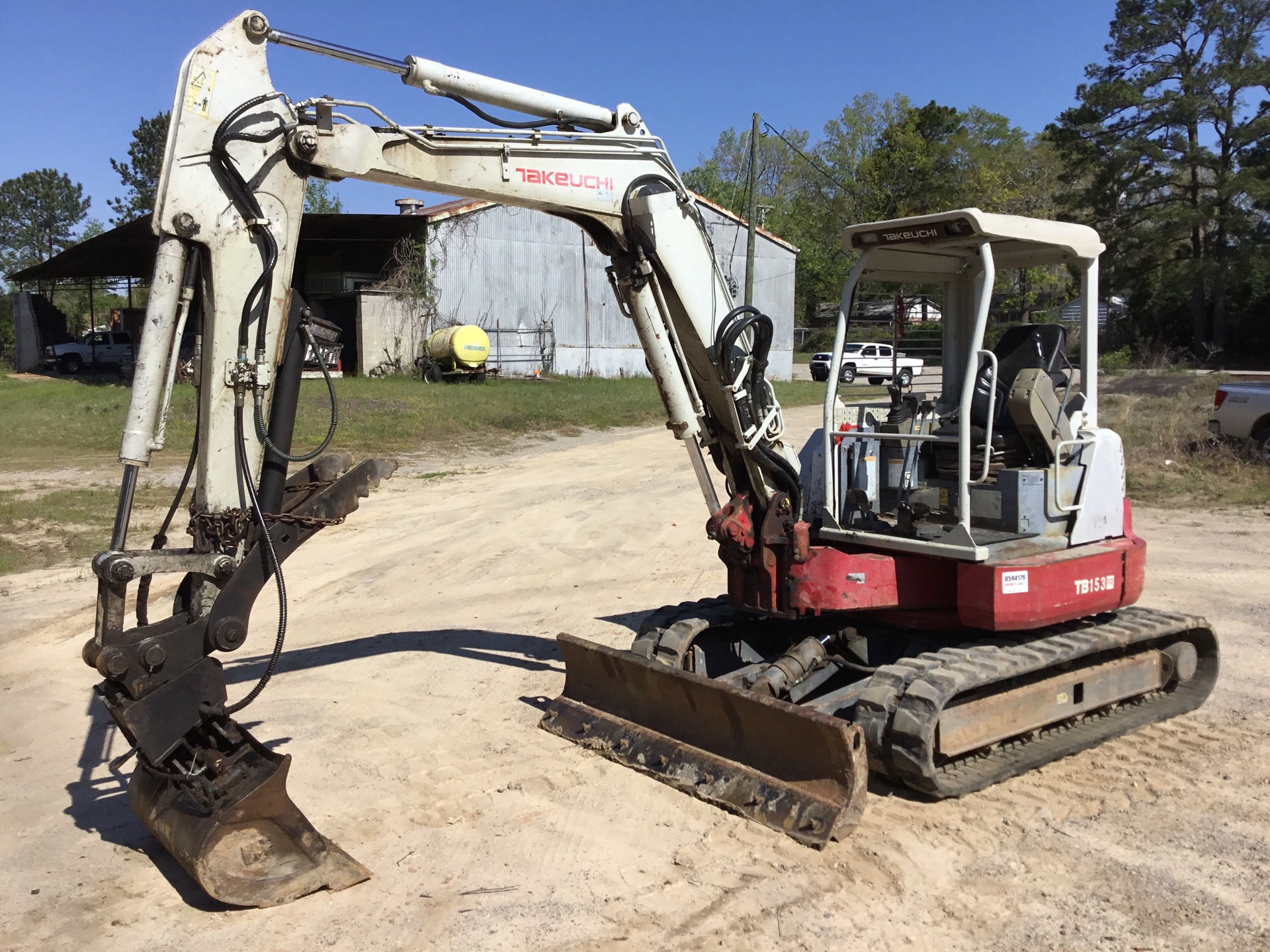 2011 Takeuchi TB153FR Mini Excavator