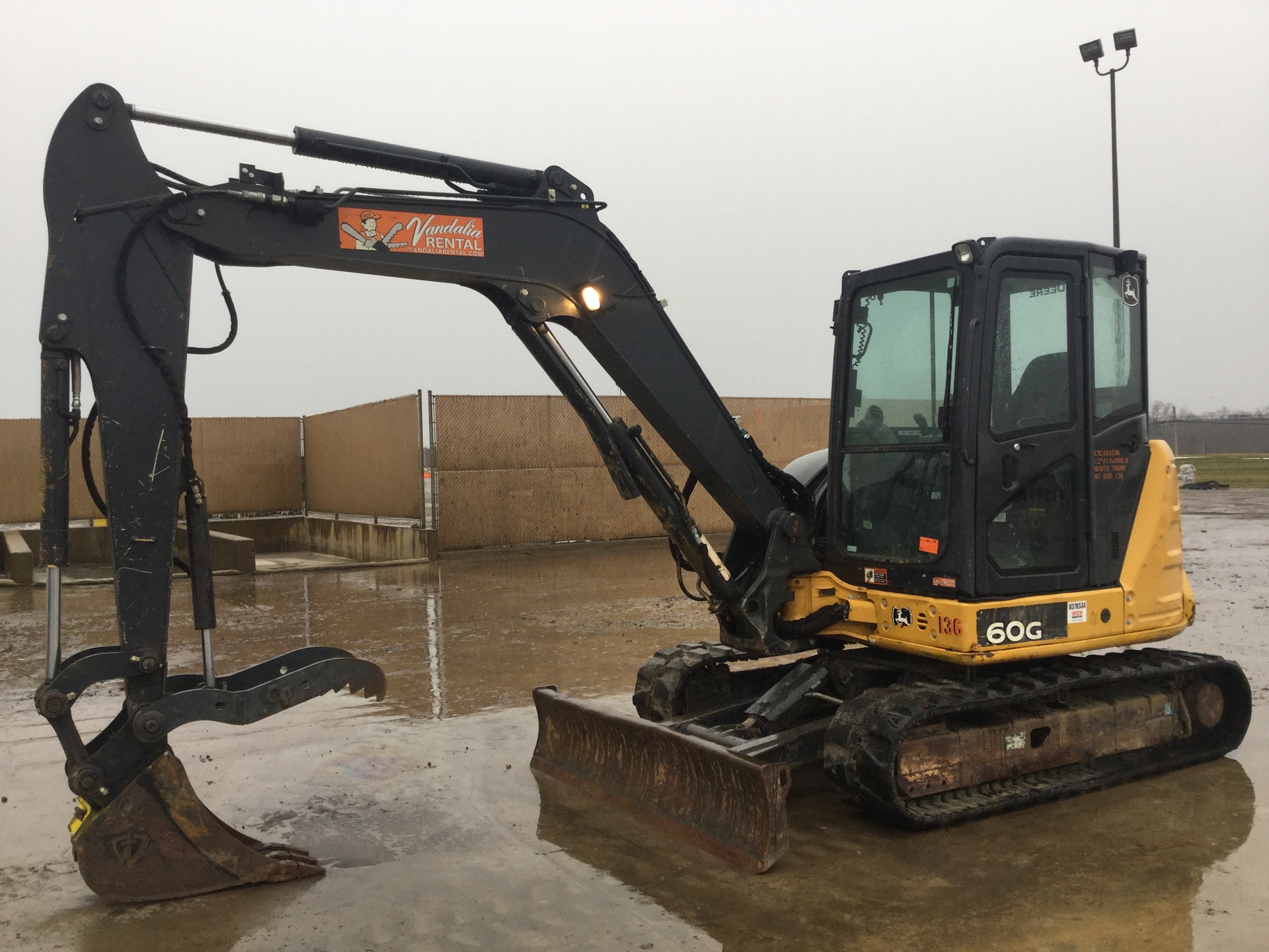 2018 Deere 60G Mini Excavator