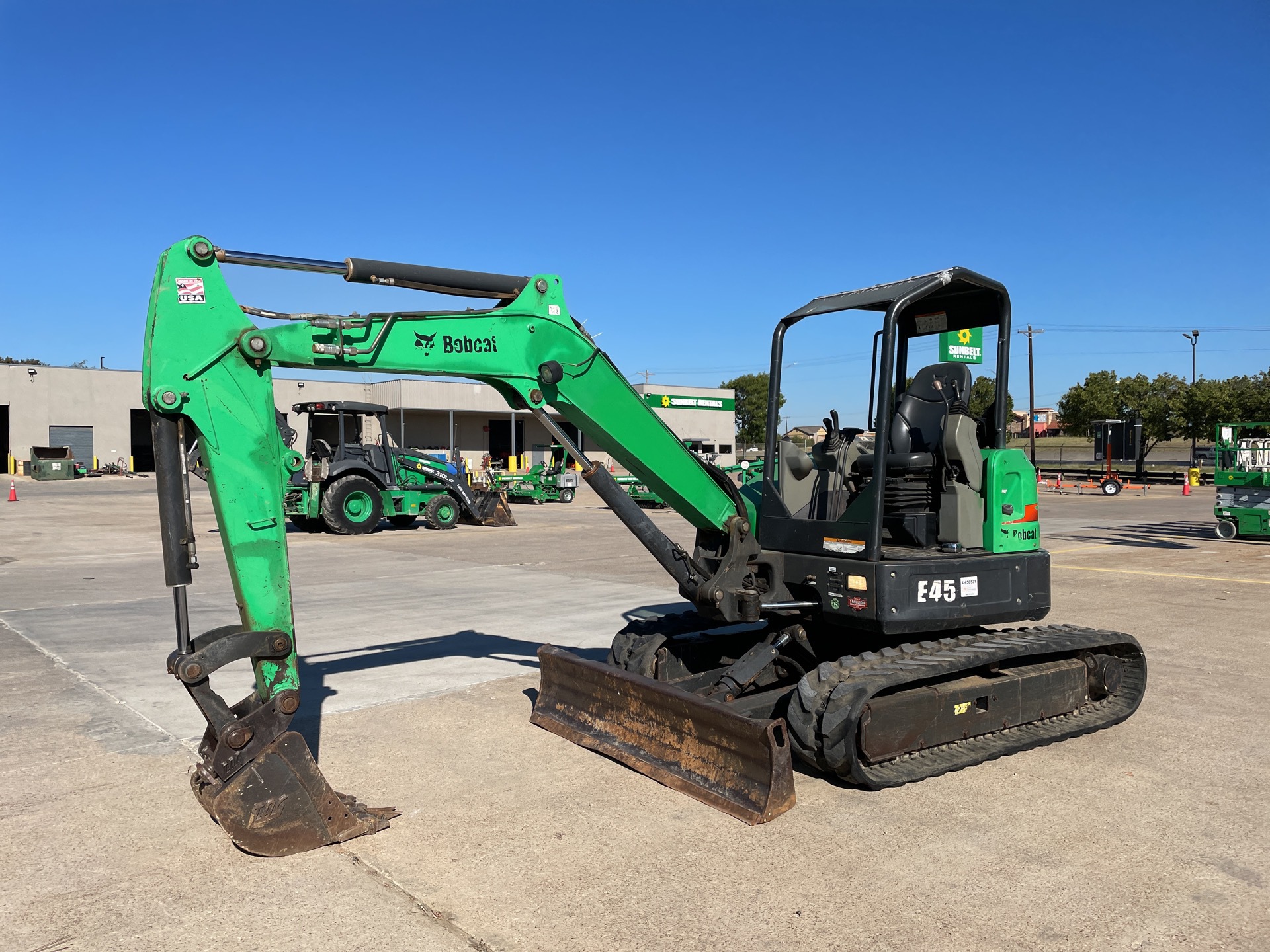 2014 Bobcat E45 Mini Excavator