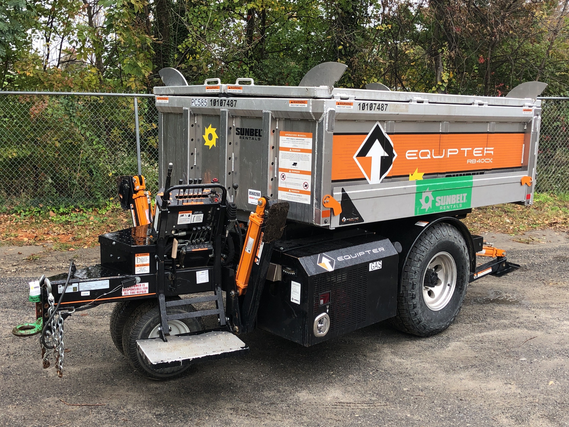 2018 Equipter RB4000 S/A End Dump Trailer