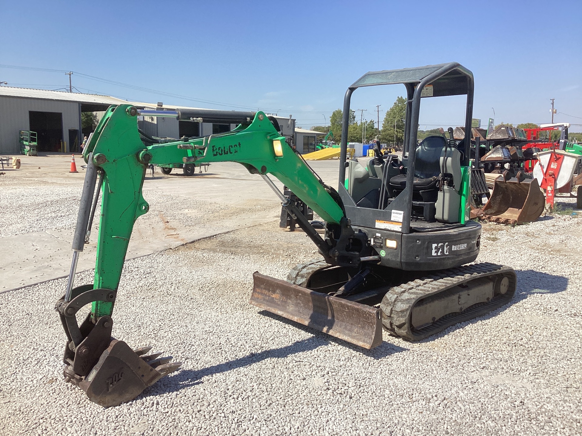 2015 Bobcat E26 Mini Excavator