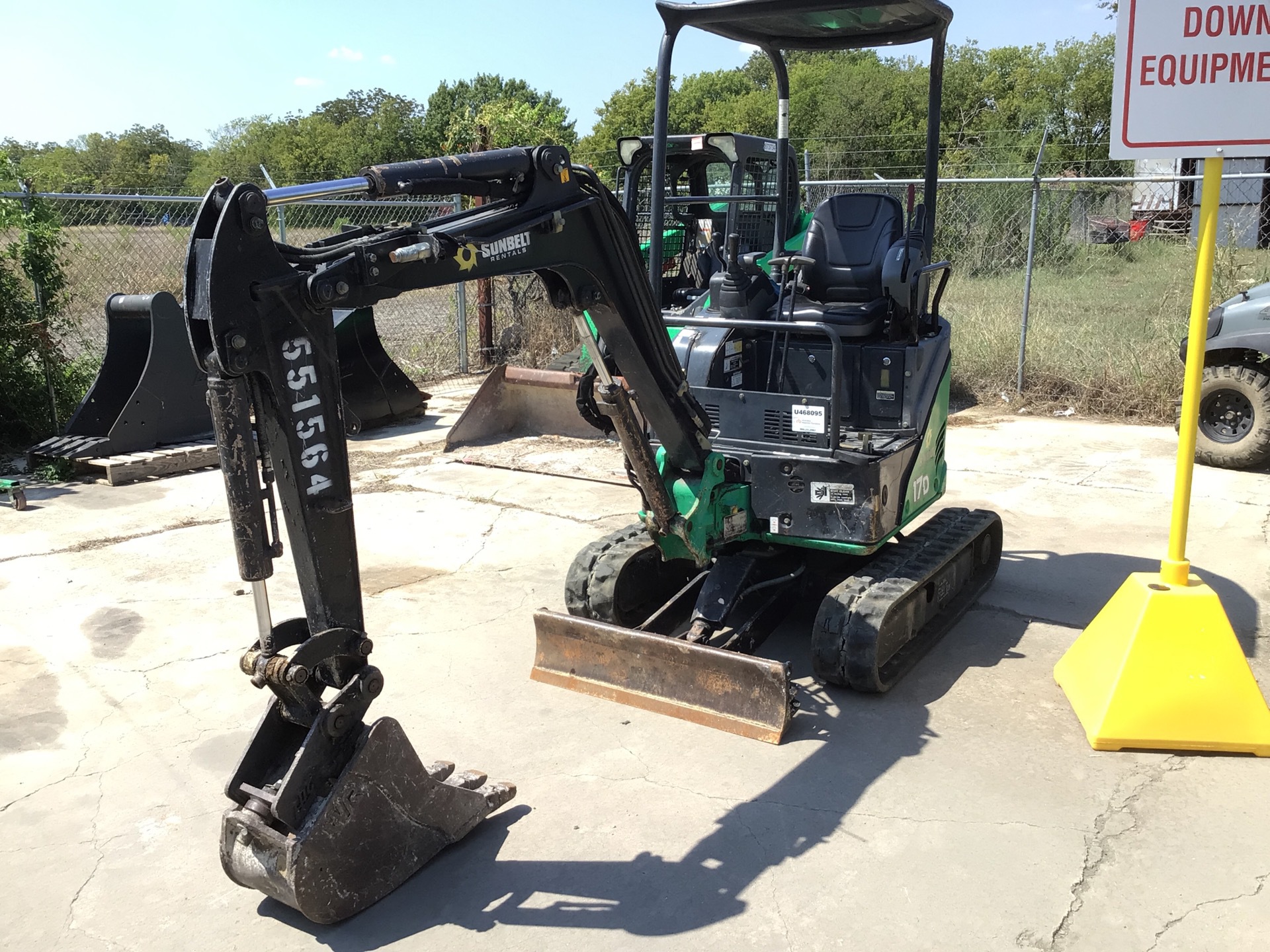 2013 John Deere 17D Mini Excavator