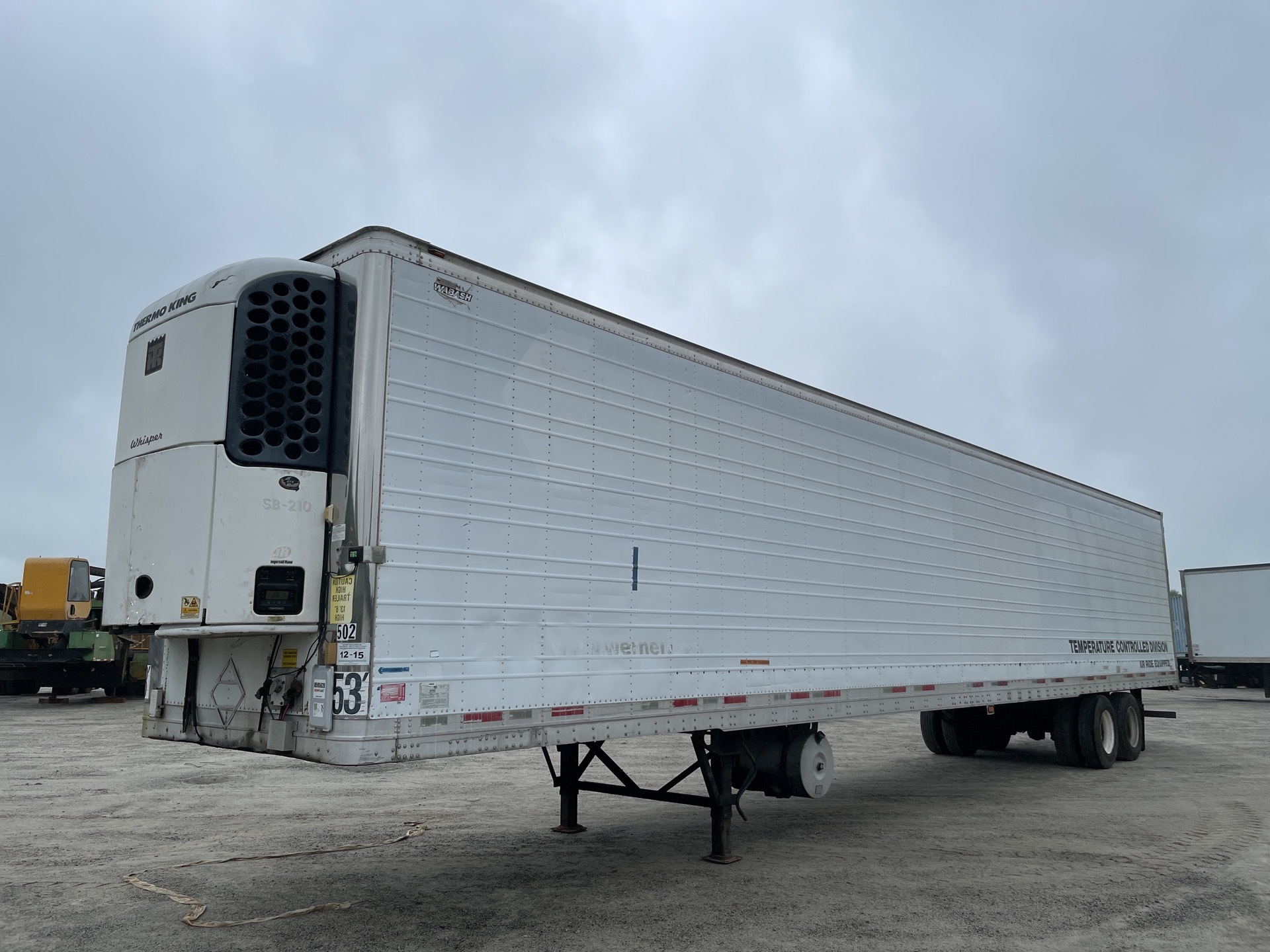 2008 Wabash 53 ft T/A Refrigerated Trailer