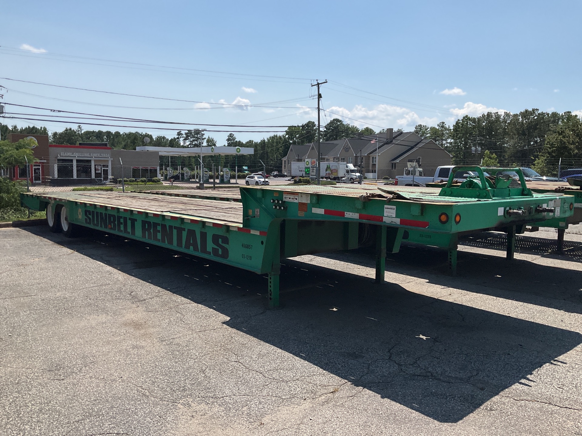 2013 Trail King TK70HT-482 38.6 ft T/A Hydraulic Tail Trailer