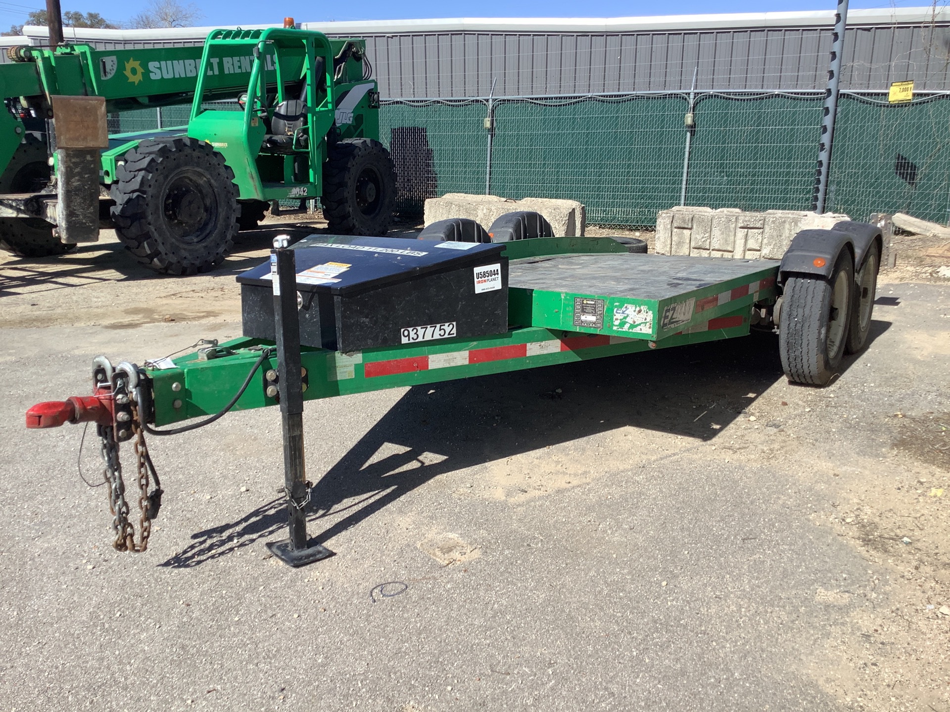 2016 Pratt EZ-1480S T/A Ground Load Trailer