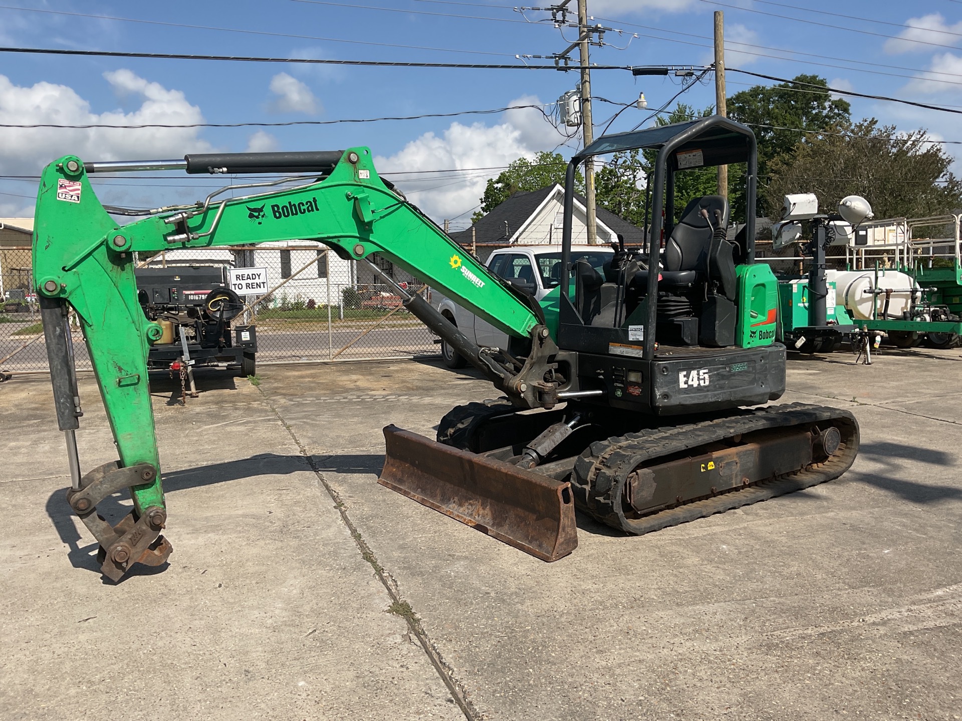 2016 Bobcat E45 Mini Excavator