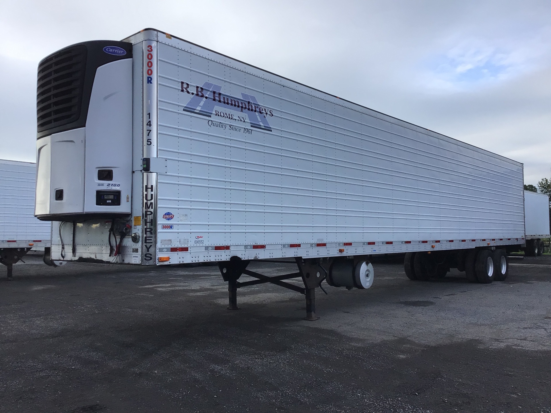 2015 Utility VS2RA 53 ft x 102 in T/A Refrigerated Trailer