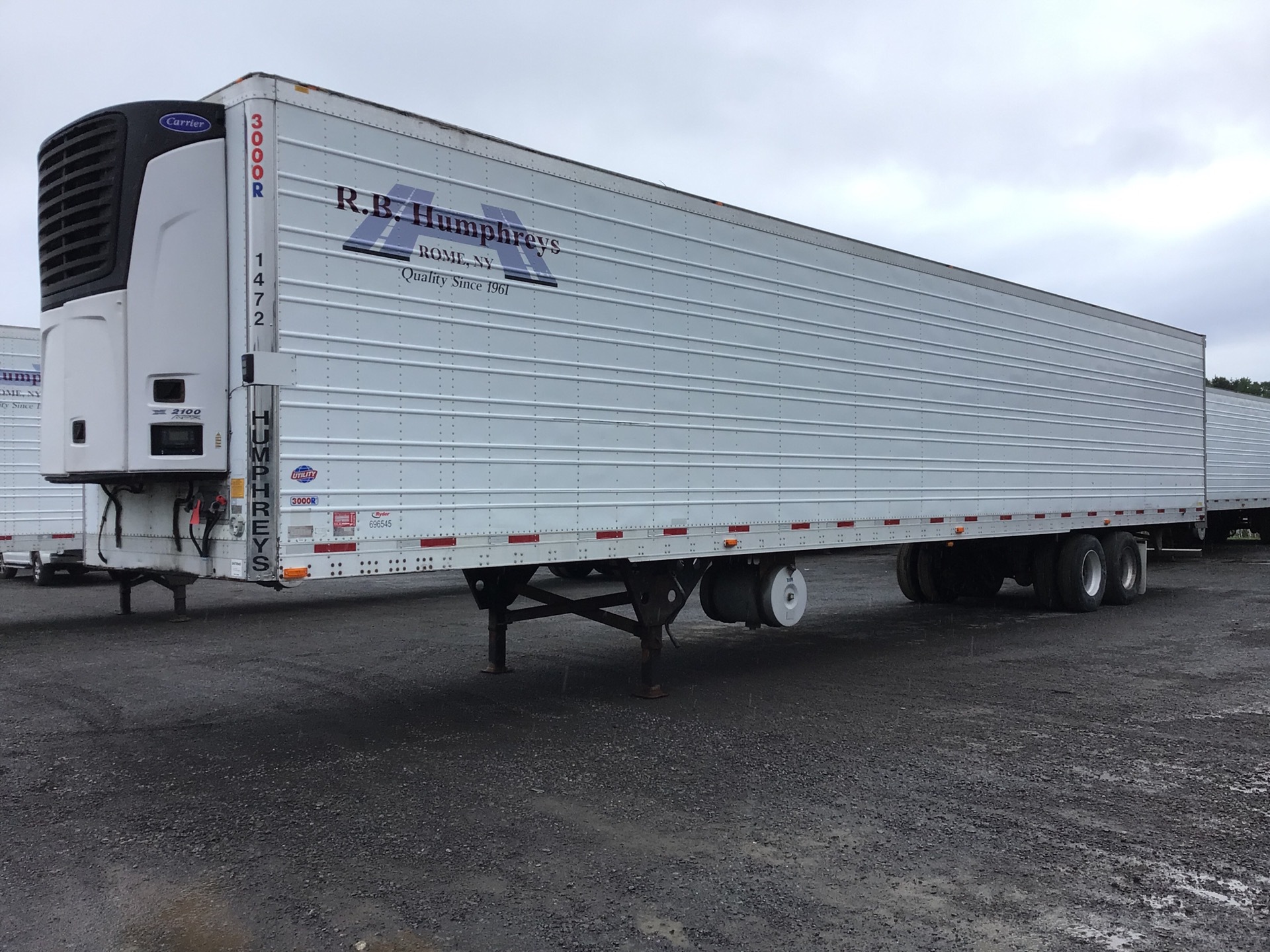 2015 Utility VS2RA 53 ft x 102 in T/A Refrigerated Trailer