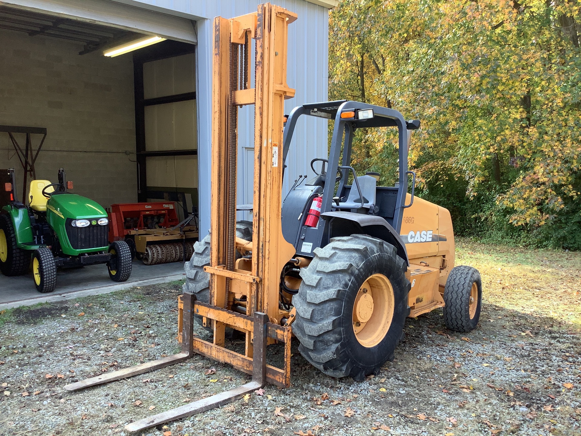 2001 Case 580G 4x2 Rough Terrain Forklift