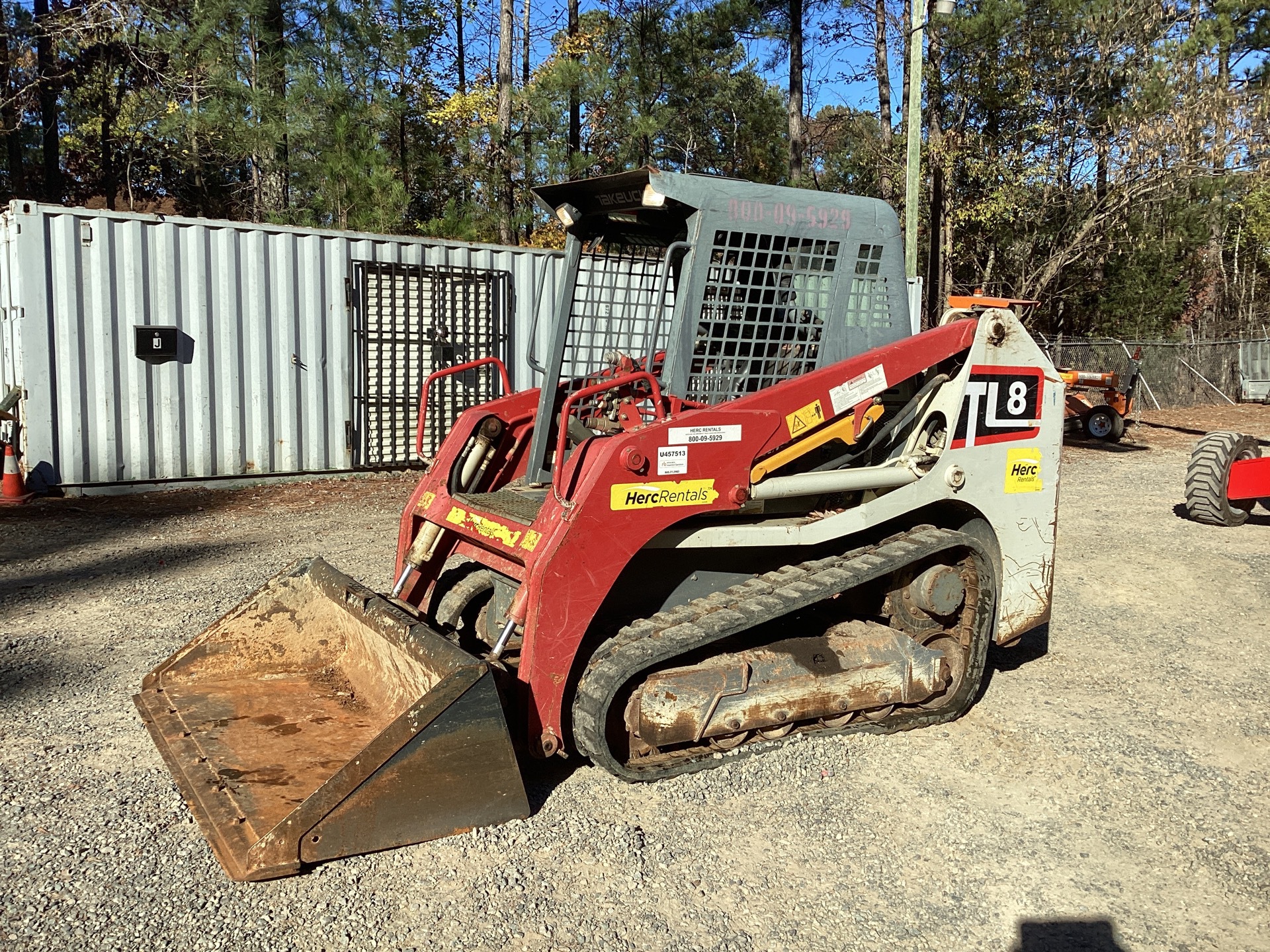 2016 Takeuchi TL8 Compact Track Loader