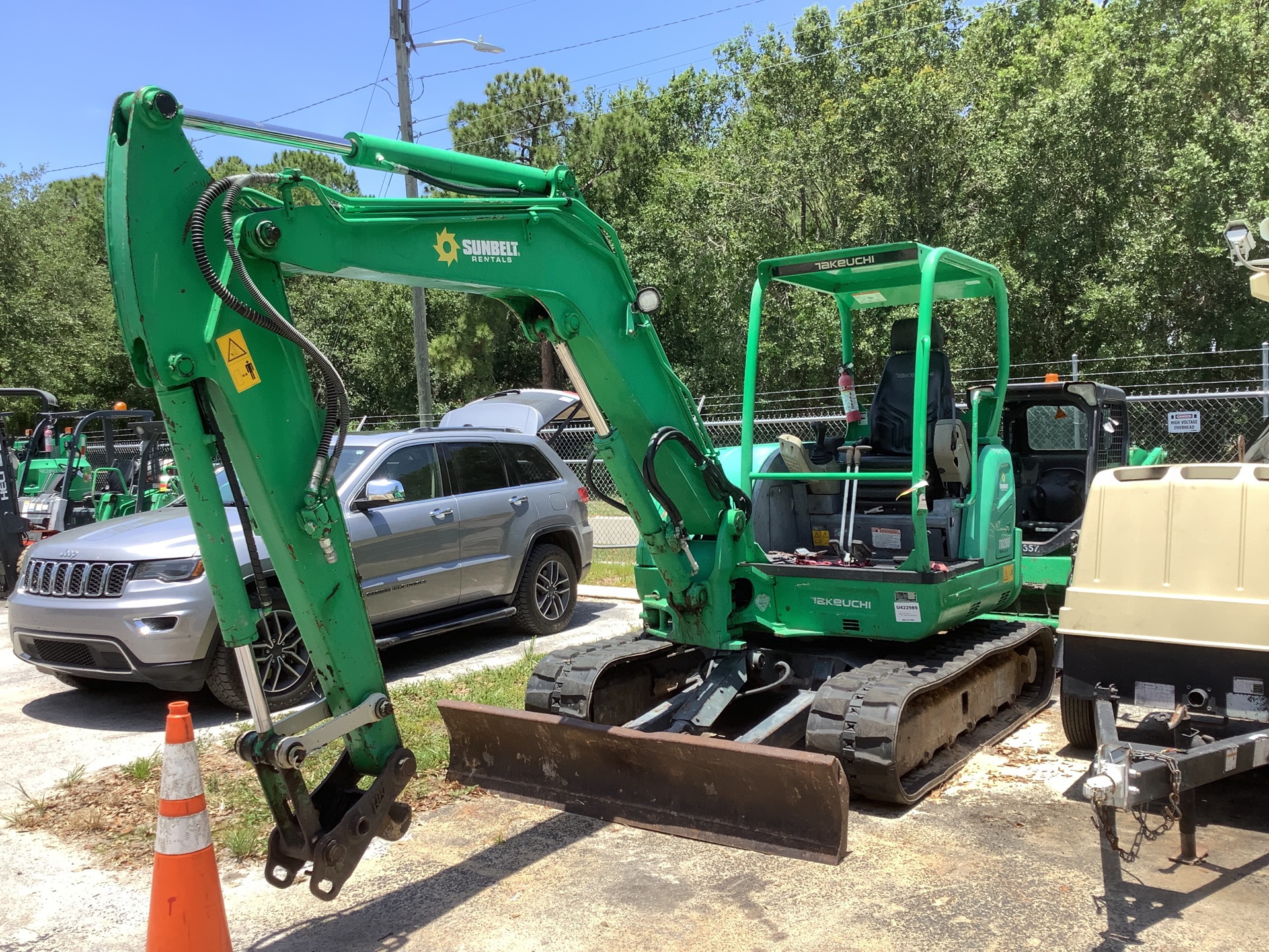 2015 Takeuchi TB260 Mini Excavator