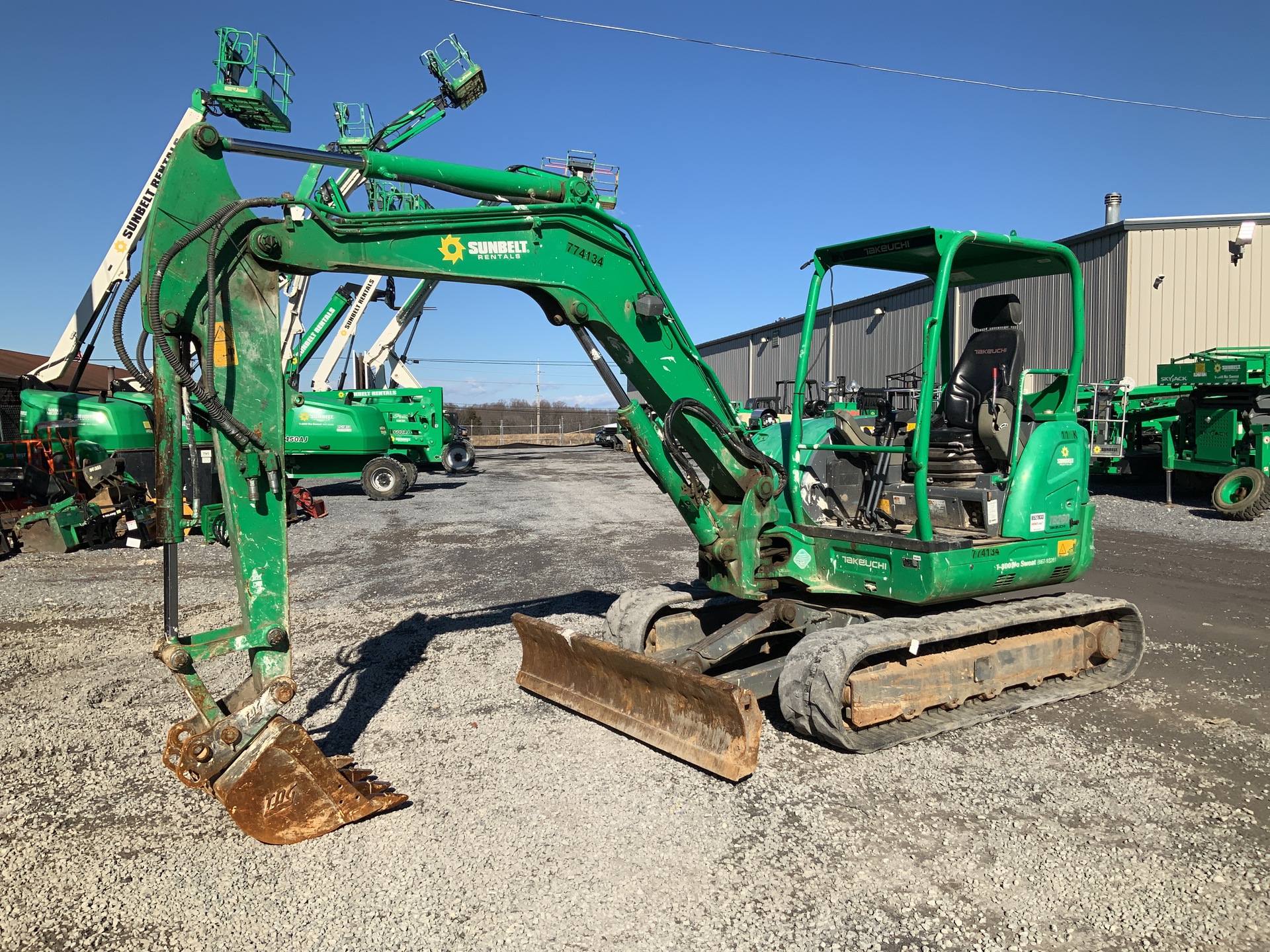 2015 Takeuchi TB260 Mini Excavator