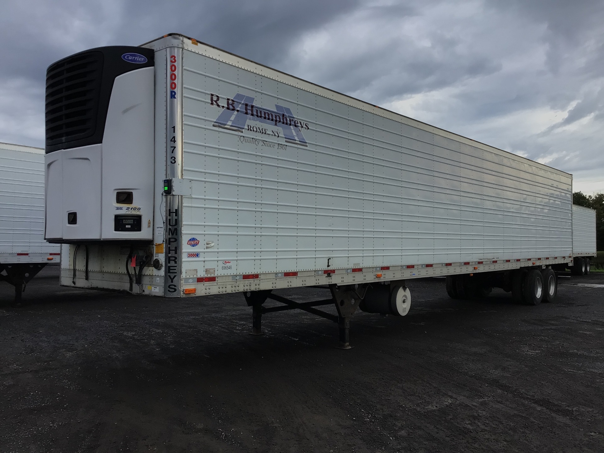 2015 Utility VS2RA 53 ft x 102 in Refrigerated Trailer