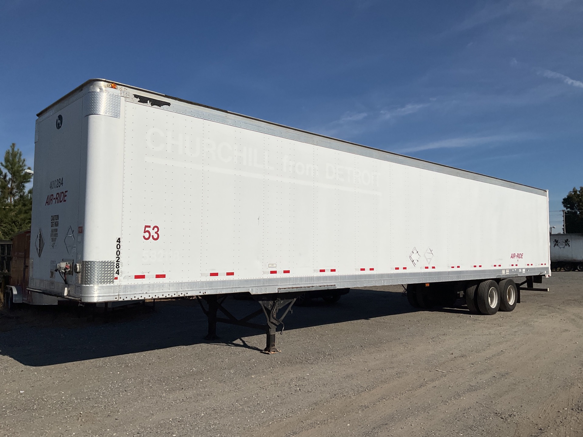 2008 Great Dane 53 ft T/A Van Trailer