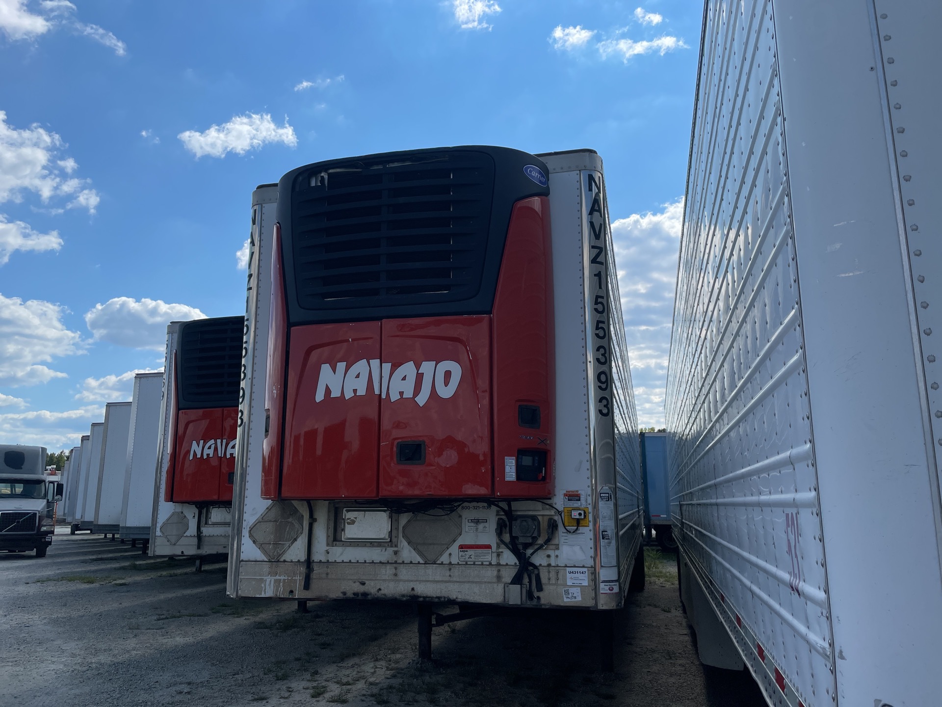 2014 Utility VS2RA 53 ft x 102 in T/A Refrigerated Trailer