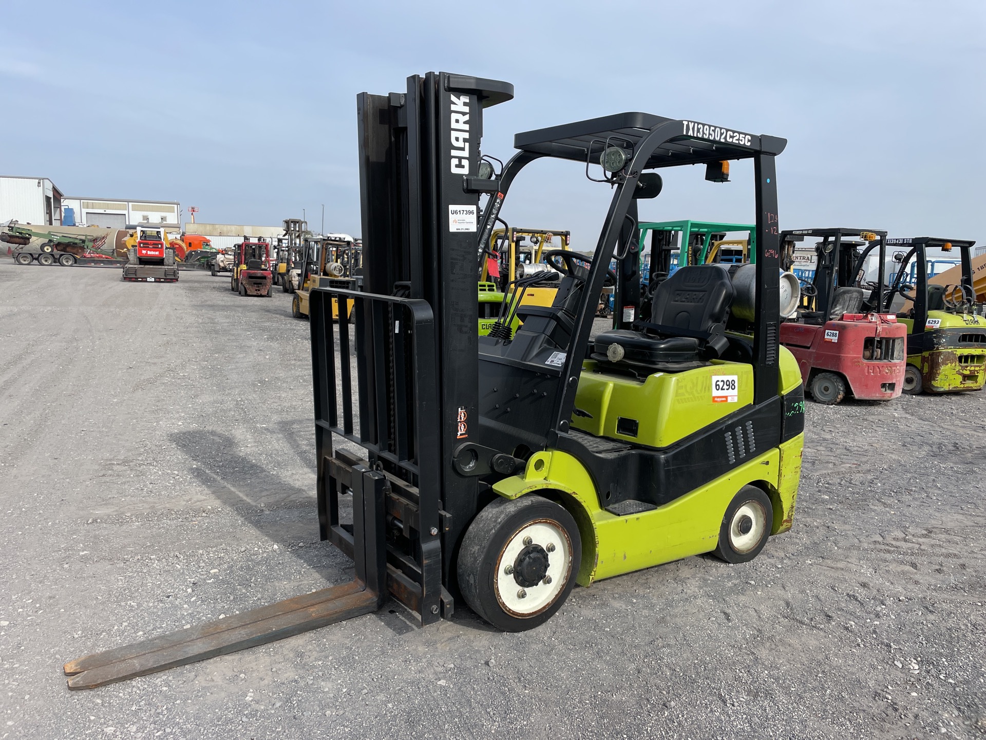 2014 Clark C25CL 4500 lb Cushion Tire Forklift