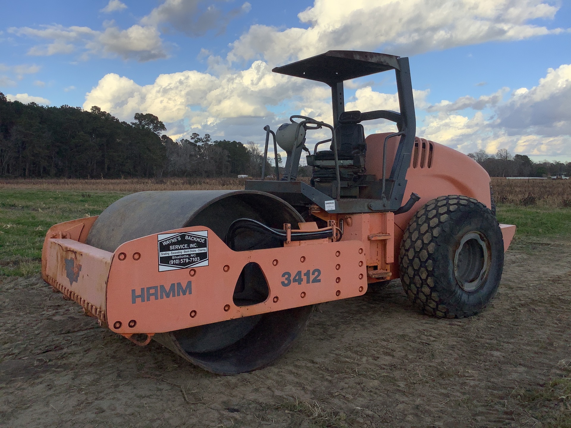 2004 Hamm 3412 Smooth Drum Compactor